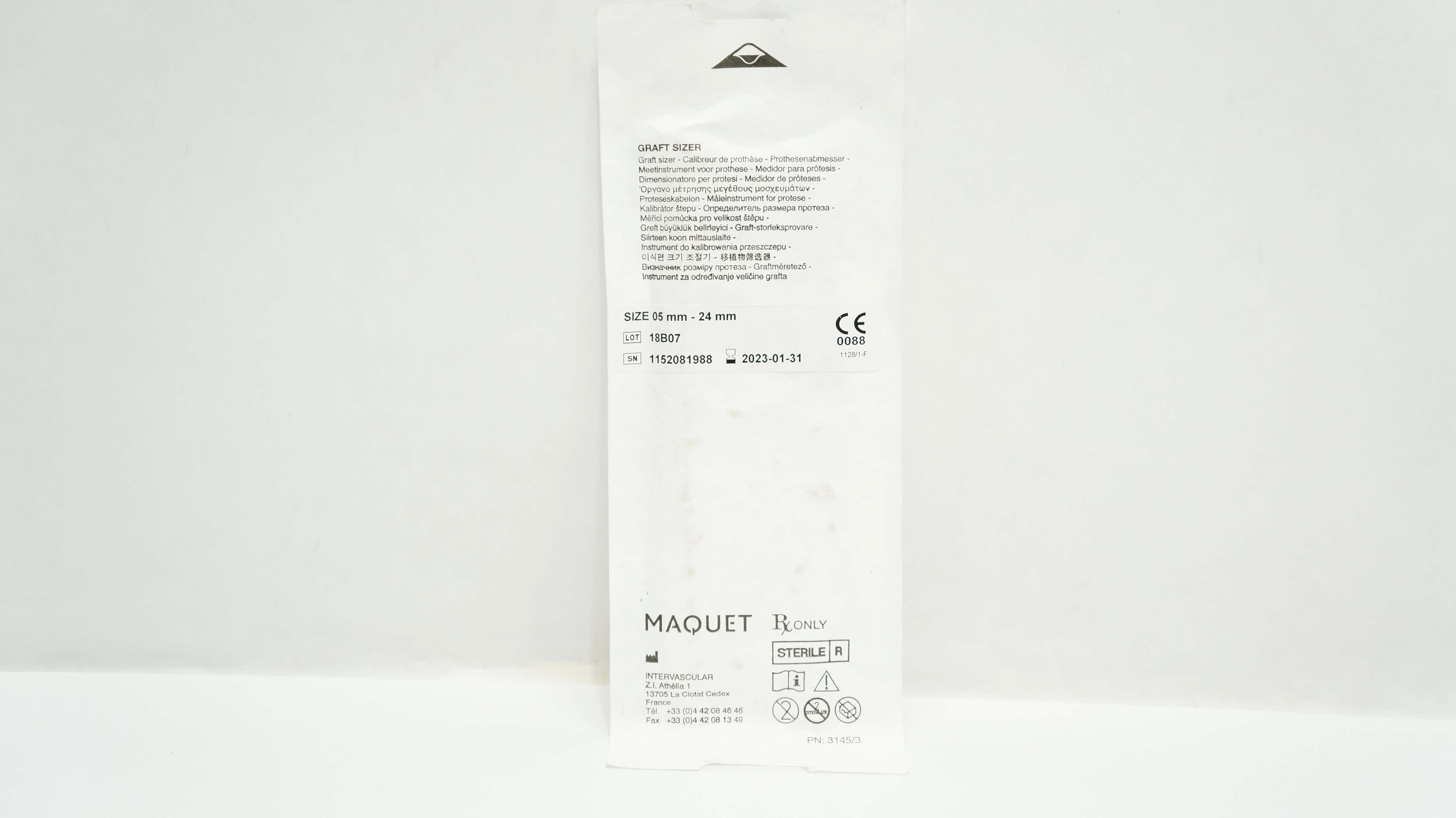 Maquet Graft Sizer 05mm-24mm (x)