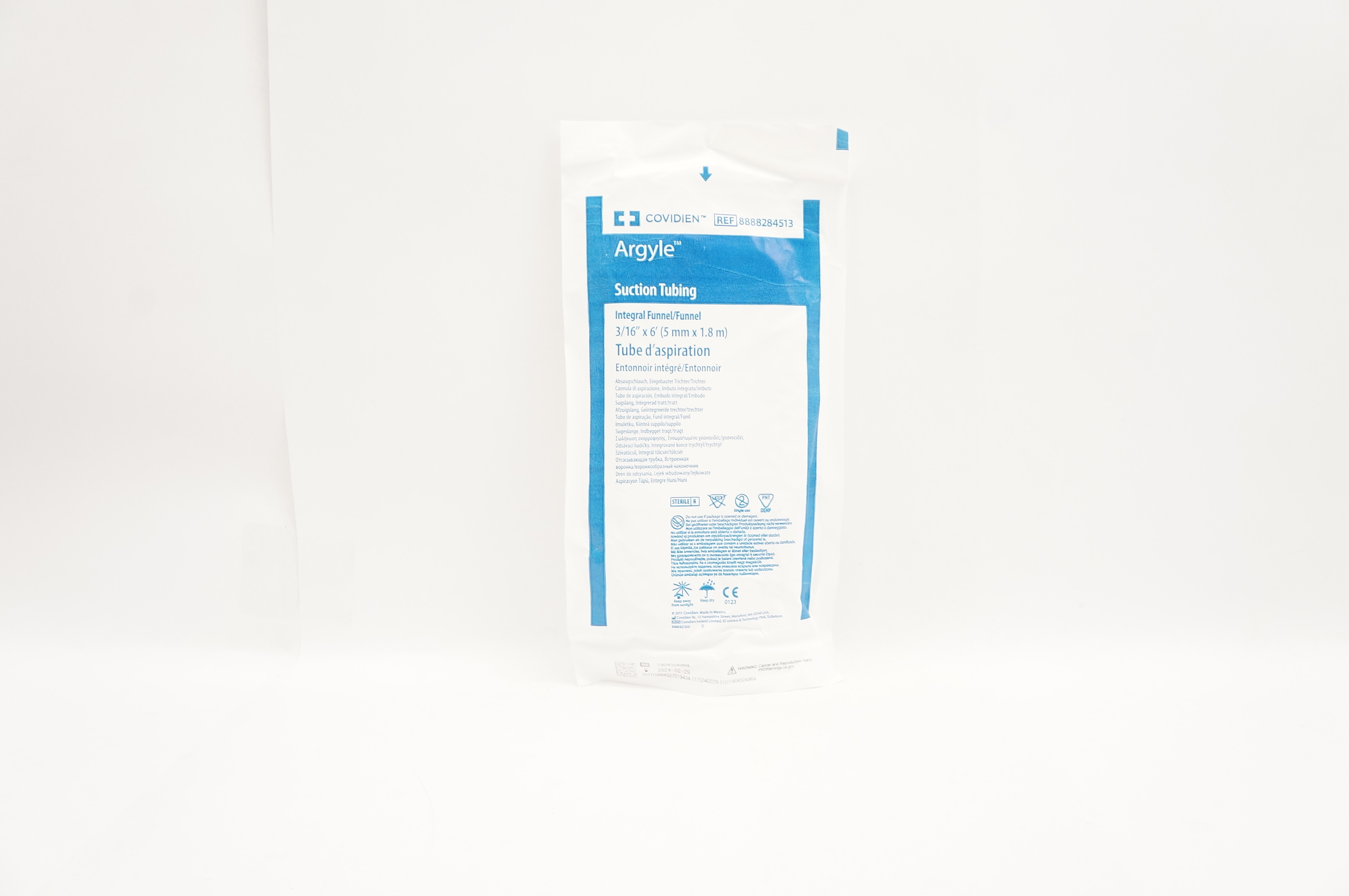 Covidien 8888284513 Argyle Suction Tubing 3/16inch x 6ft. (x)