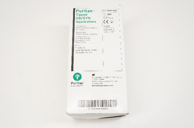 Puritan 808100 Tipped OB/GYN Applicators 8inch - Box of 100