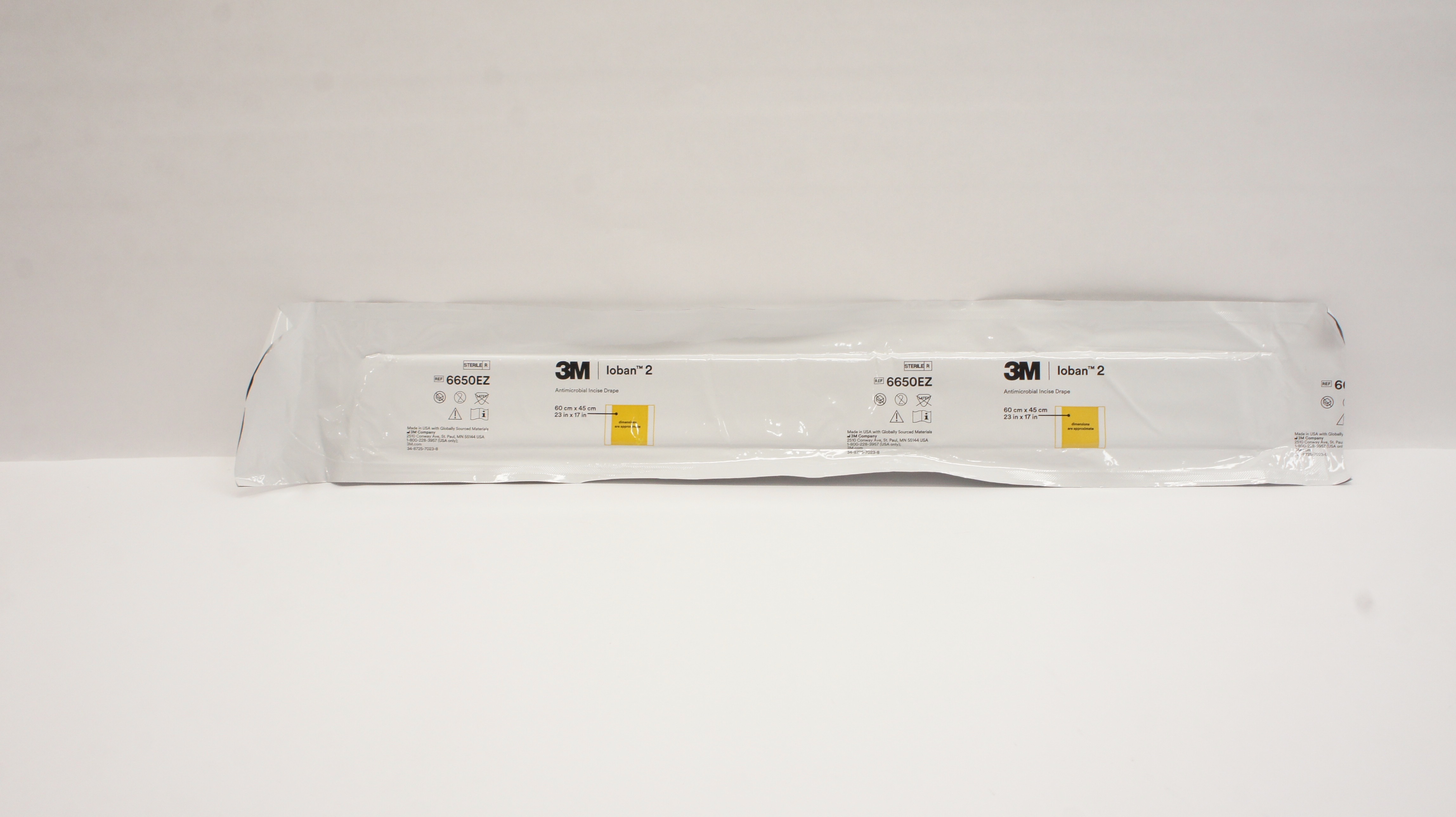 3M 6650EZ Loban 2 Antimicrobial Incise Drape 23inch x 17inch (x)