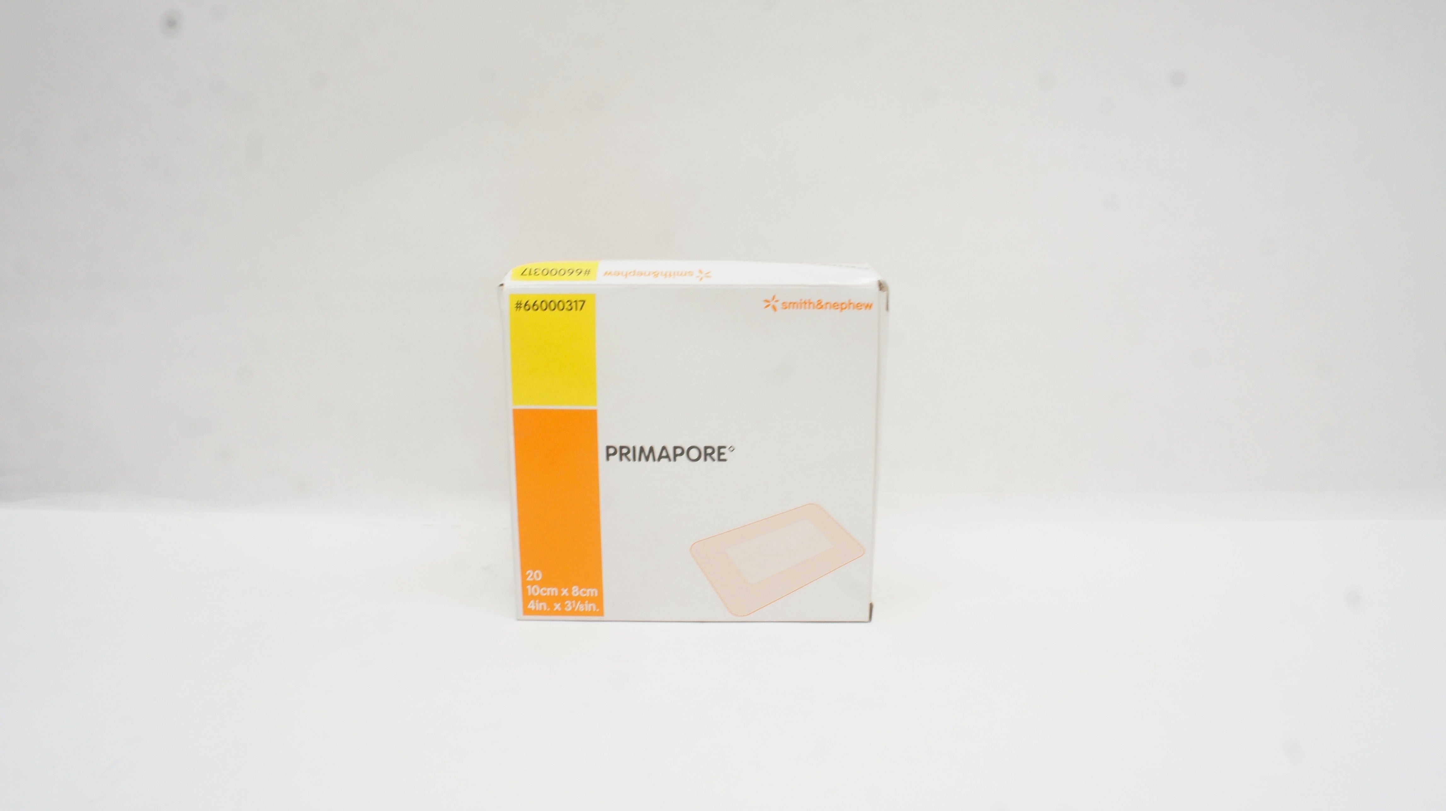 Smith&Nephew 66000317 Primapore Adhesive Wound Dressing 4 x 3-1/8in  - Box of 20
