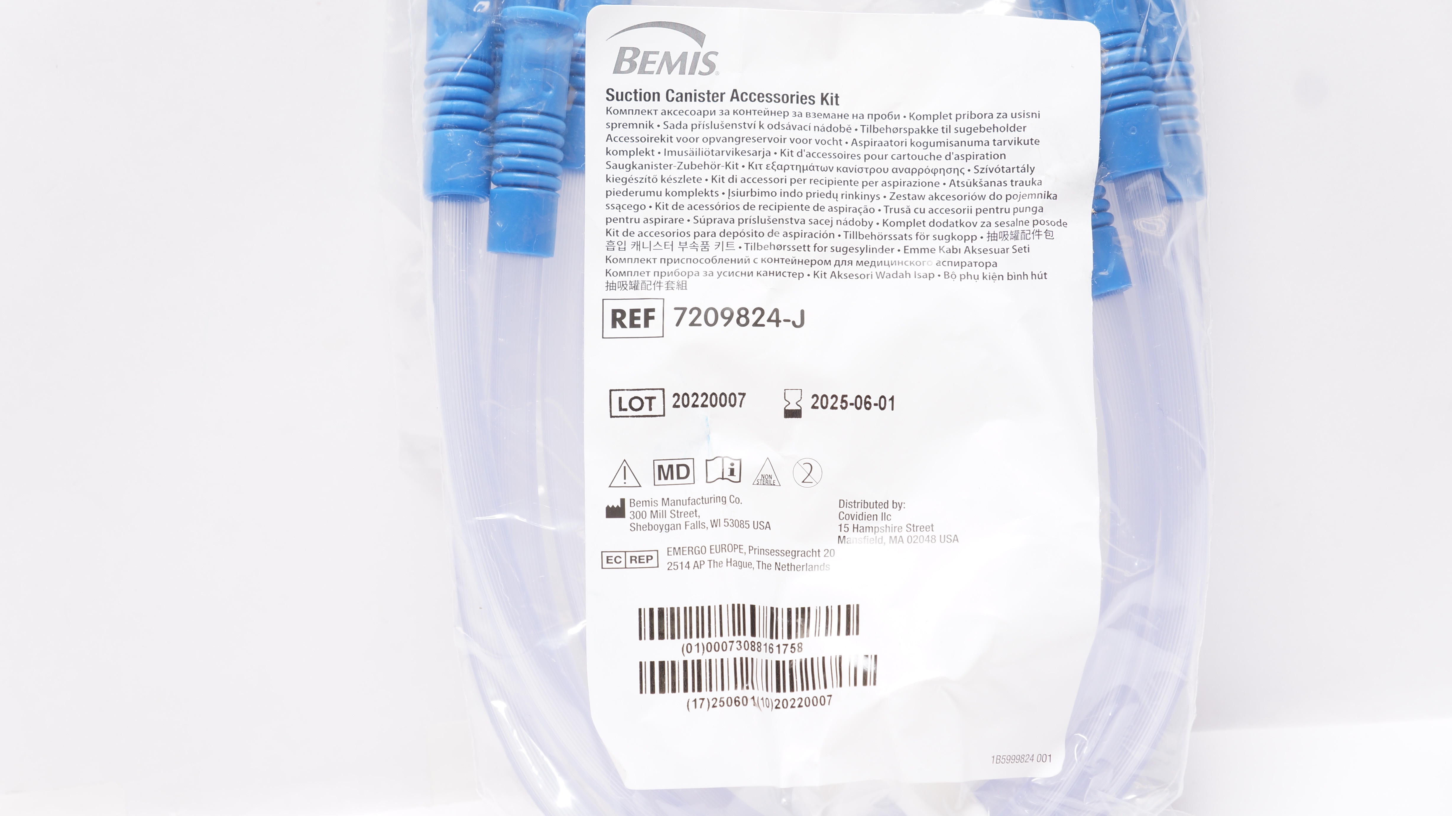 Bemis 7209824-J Suction Canister Accessories Kit