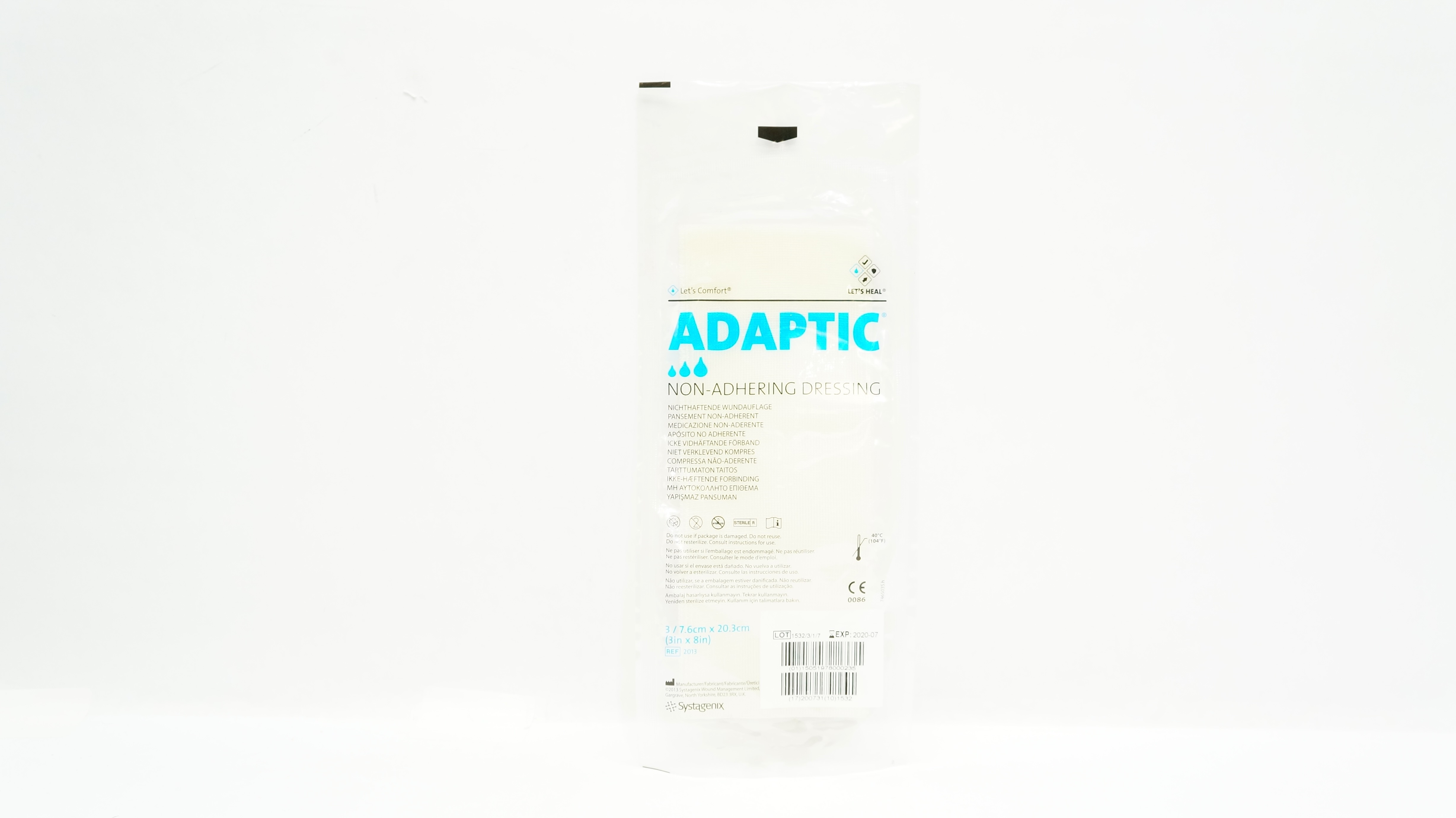 Systagenix 2013 Adaptic Non-Adhering Dessing 3inch x 8inch (x)