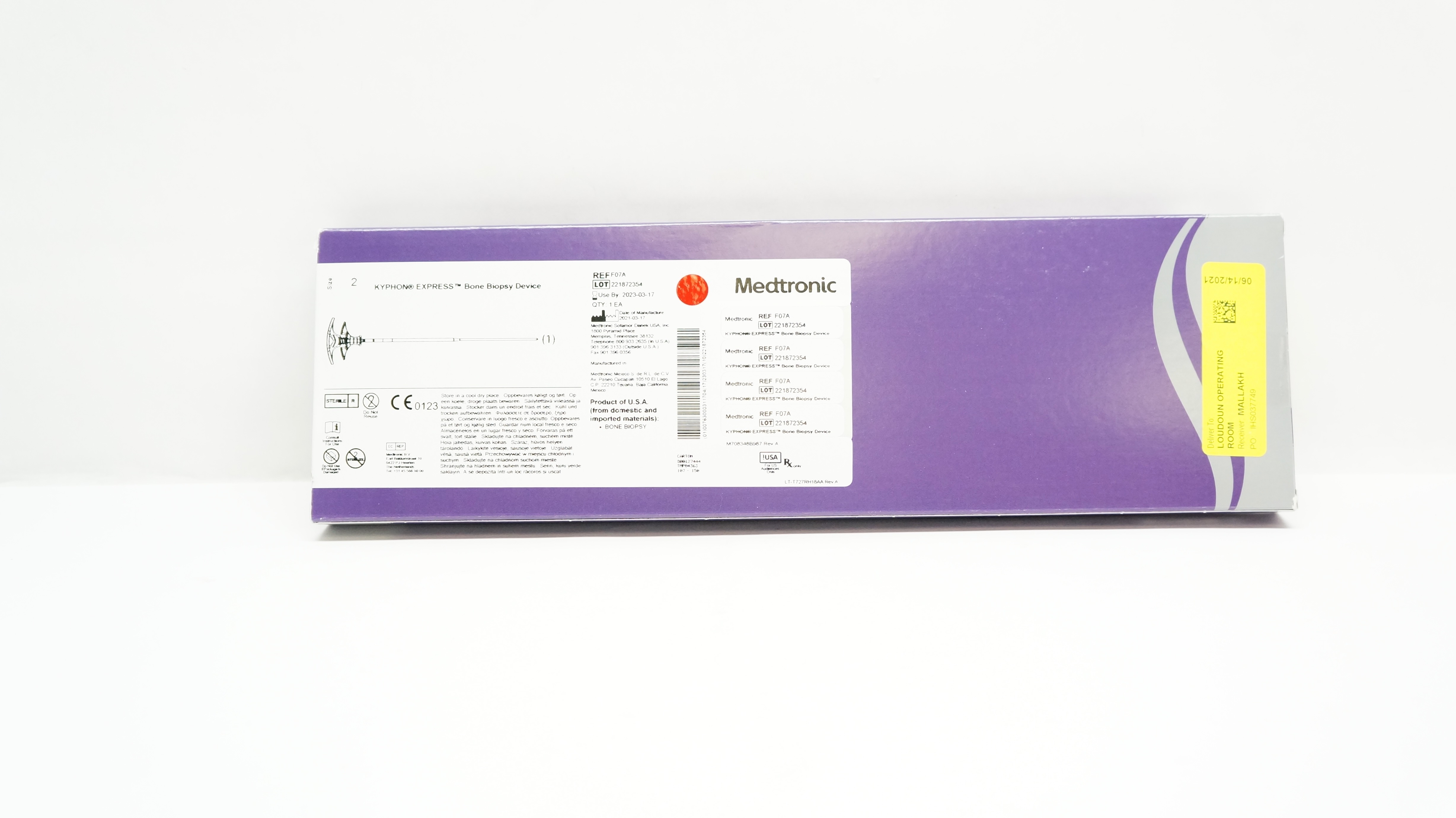 Medtronic F07A KYPHON Express Bone Biopsy Device, Size 2 (x)
