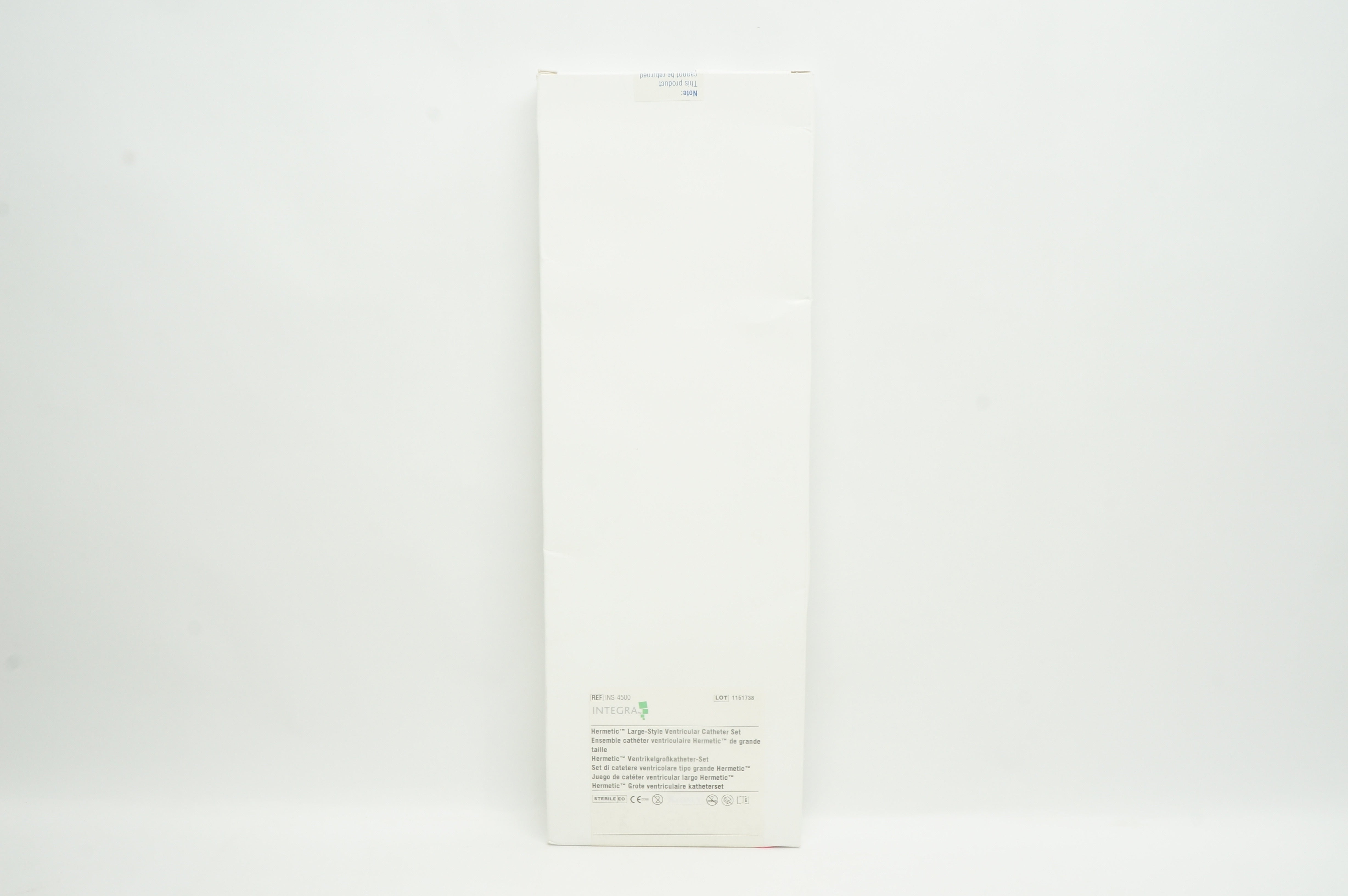 Integra INS-4500 Hermetic Large-Style Ventricular Cath. Set (x)