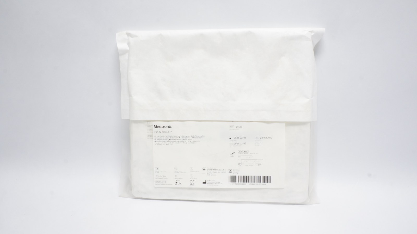 Medtronic 96552 Bio-Medicus Insertion Kit