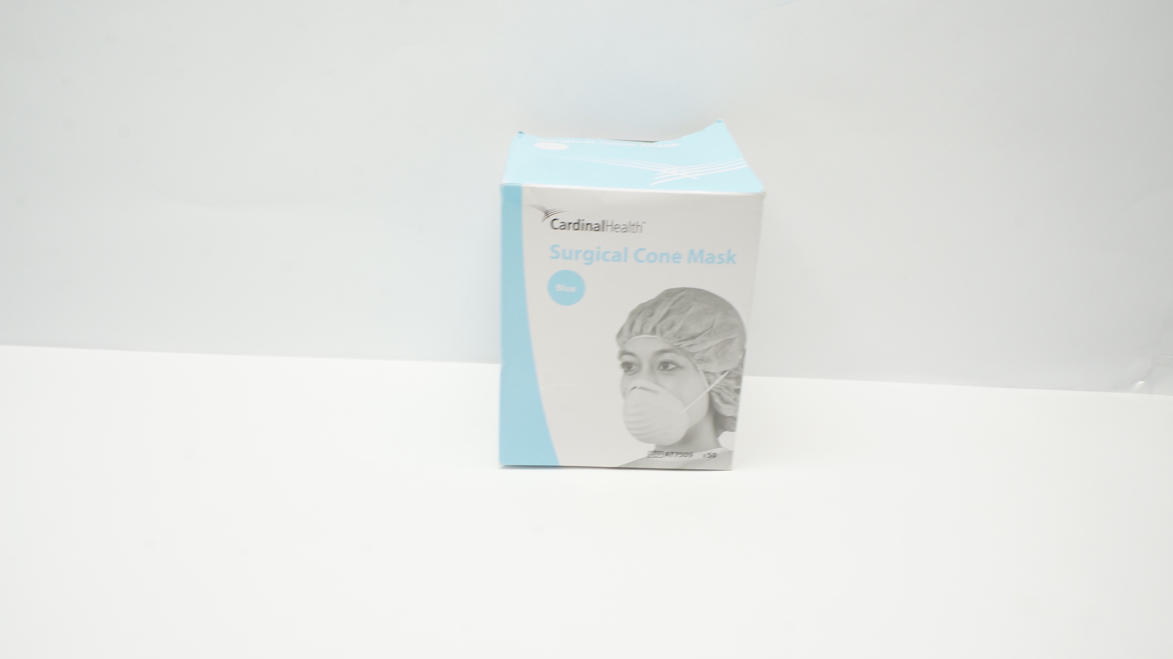 Cardinal Health AT7509 Secure-Gard Surgical Cone Mask, Blue (x) - Box of 50