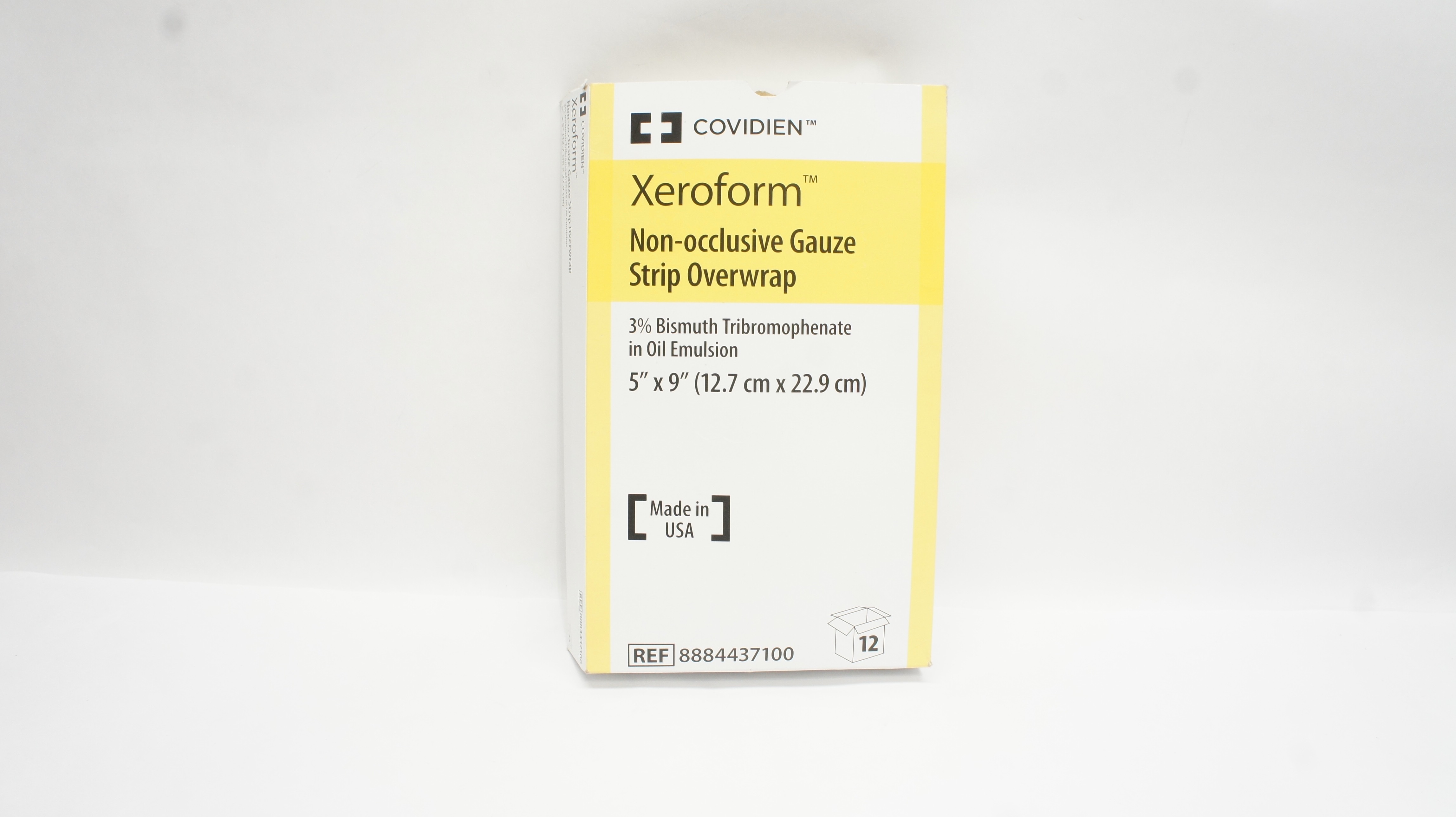 Covidien 8884437100 Xeroform Gauze Strip Overwrap 5 x 9 inch (x) - Box of 12