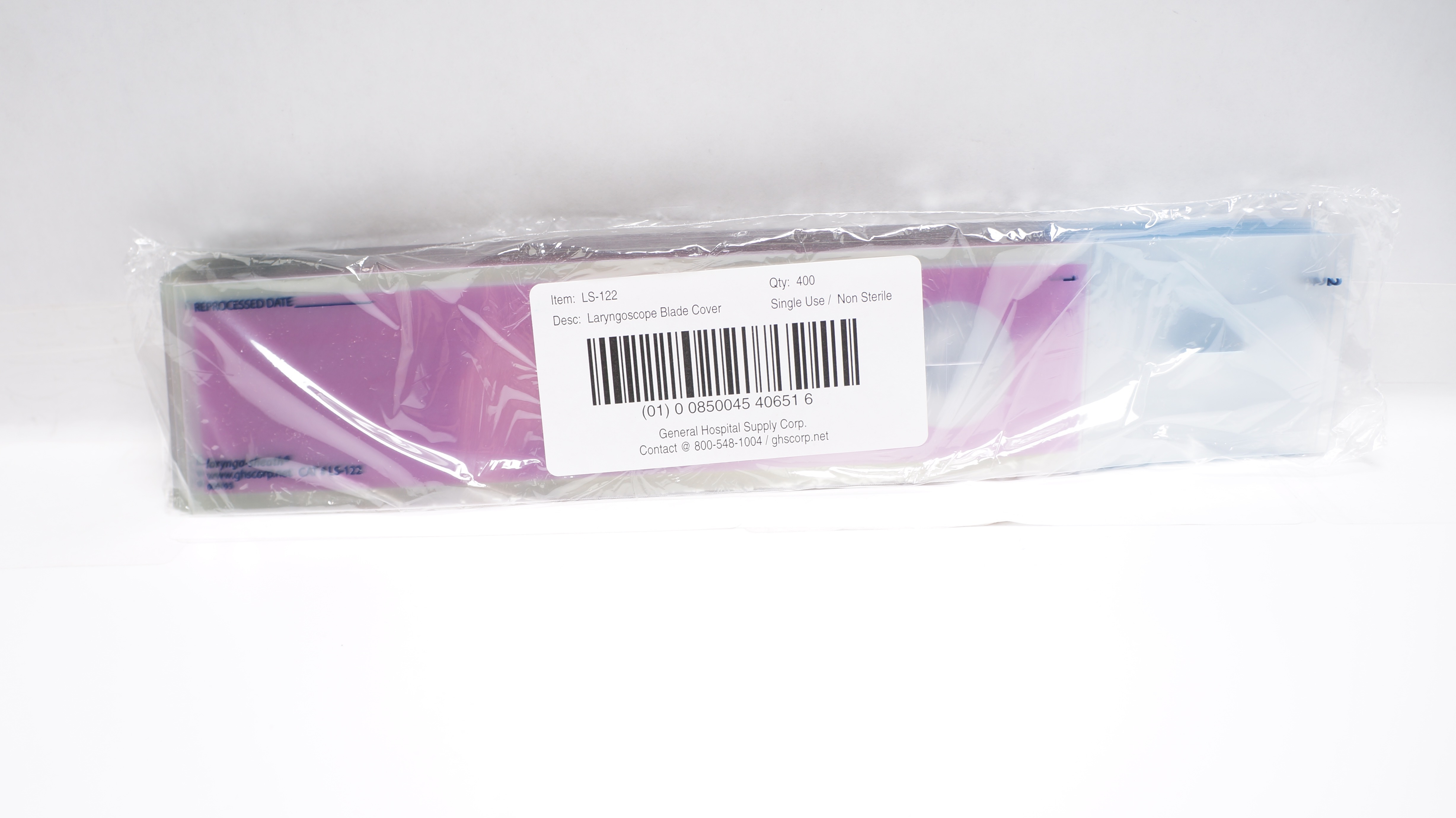GHS LS-122 Laryngoscope Blade Cover - Pack of 400