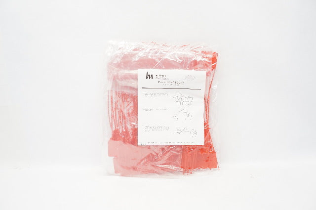 Healthmark Industries 5030 RD Pull Tight Lock Unnumbered-Red - Pack of 100