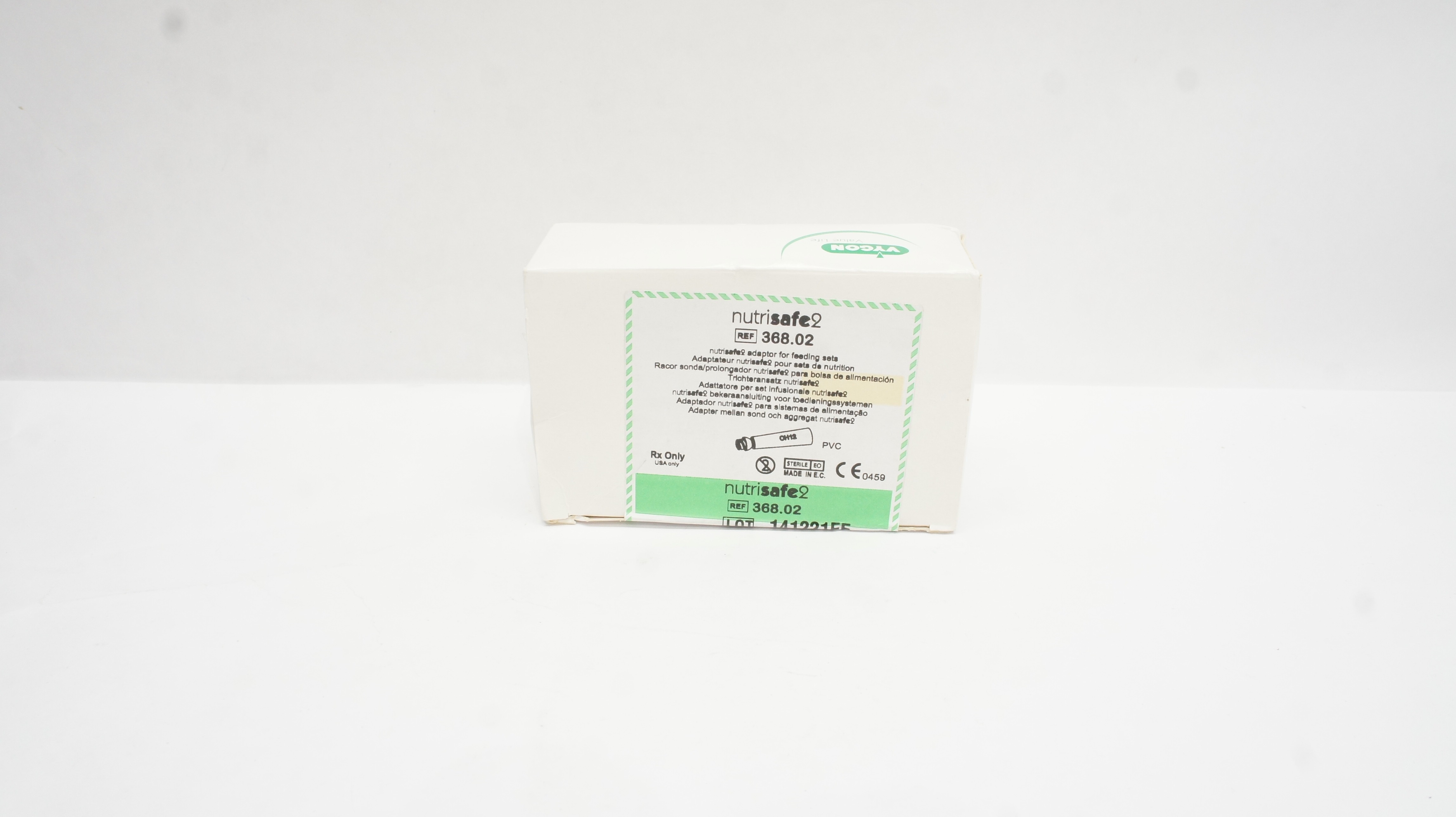 Vygon 368.02 Nutrisafe 2 Feeding Tube Adaptor - Box of 30