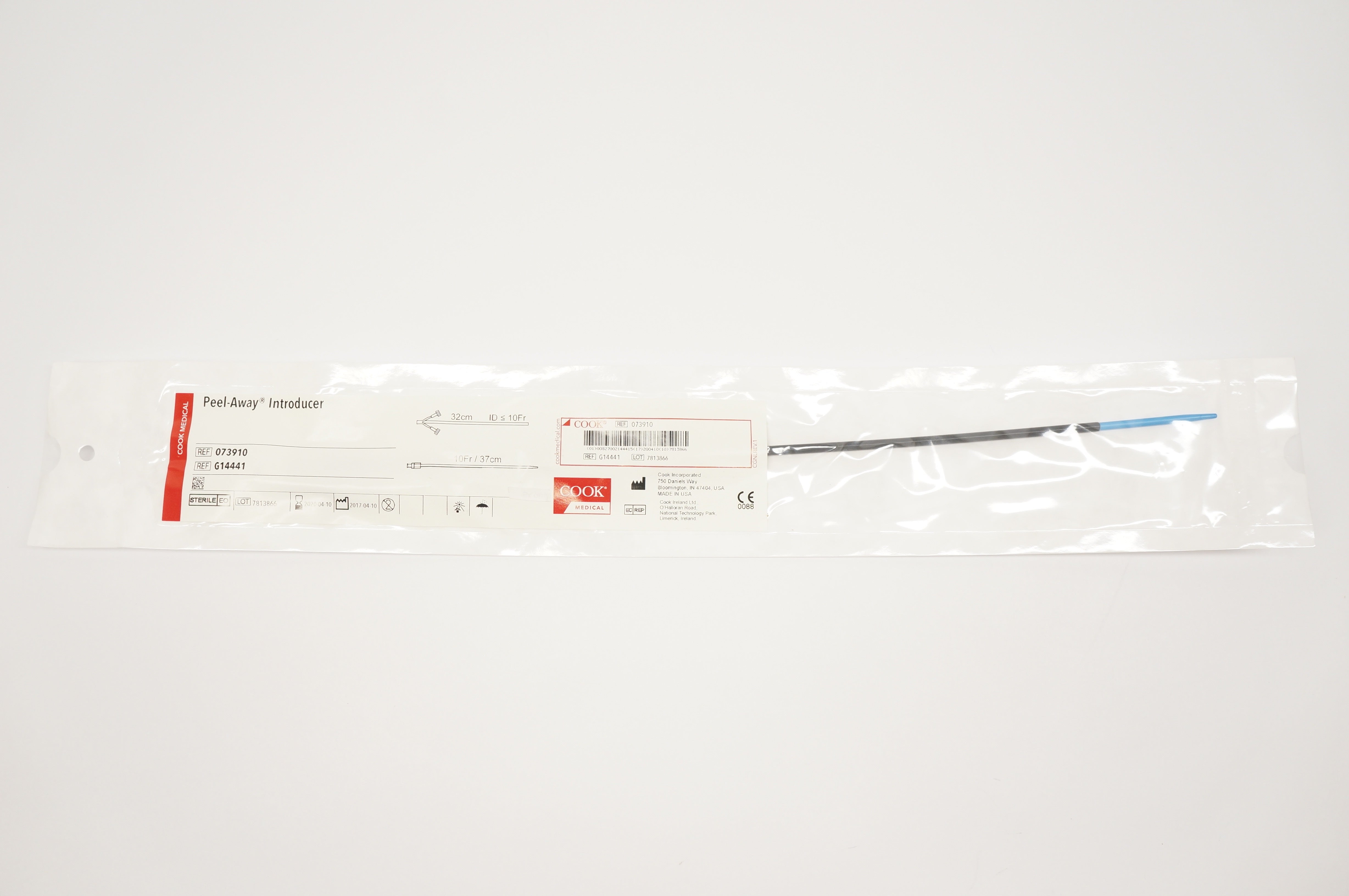 Cook G14441 073910 Peel-Away Introducer 10Fr. x 32cm  (x)
