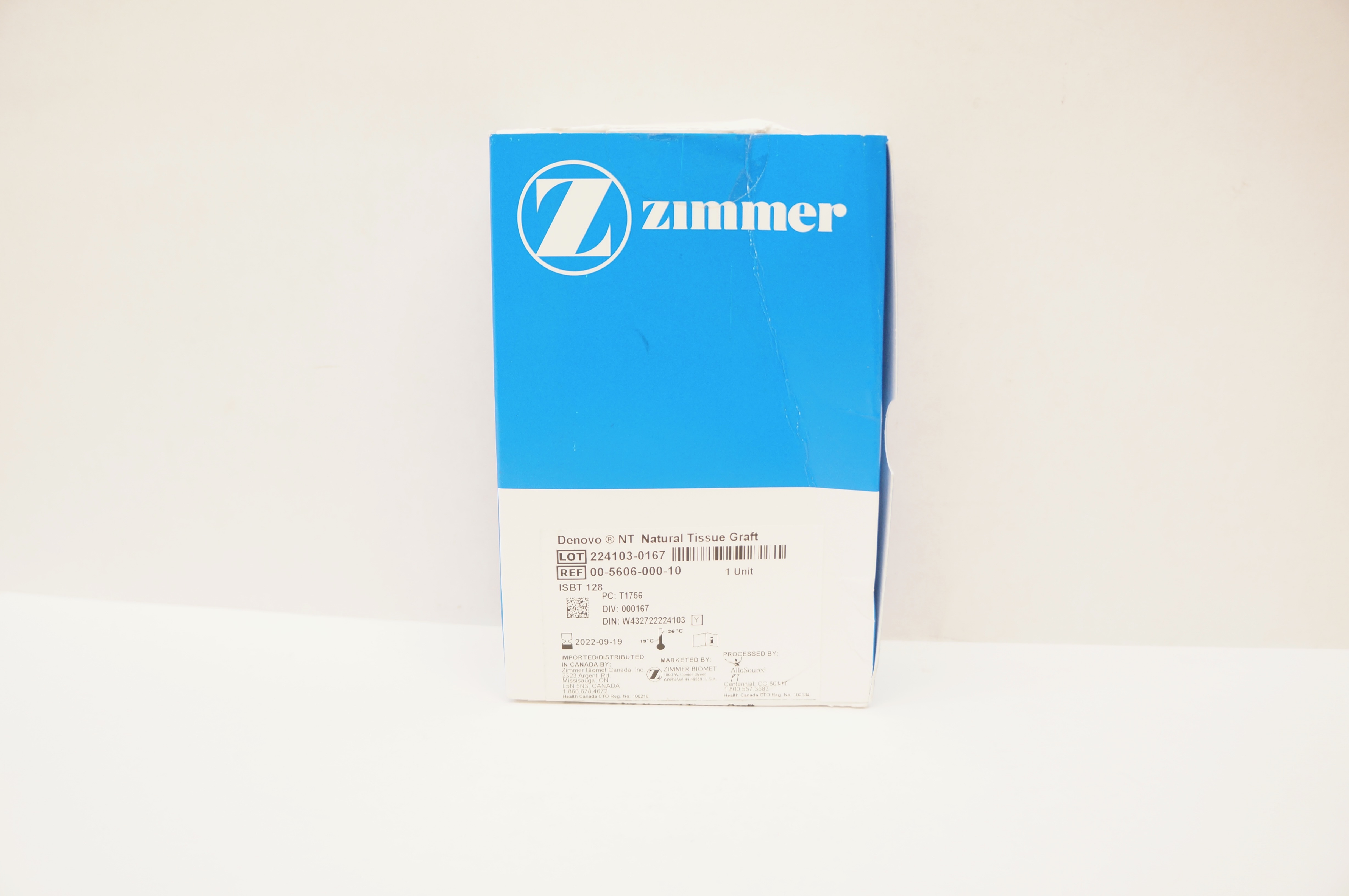 Zimmer 00-5606-000-10 DeNovo NT Natural Tissue Graft (x)