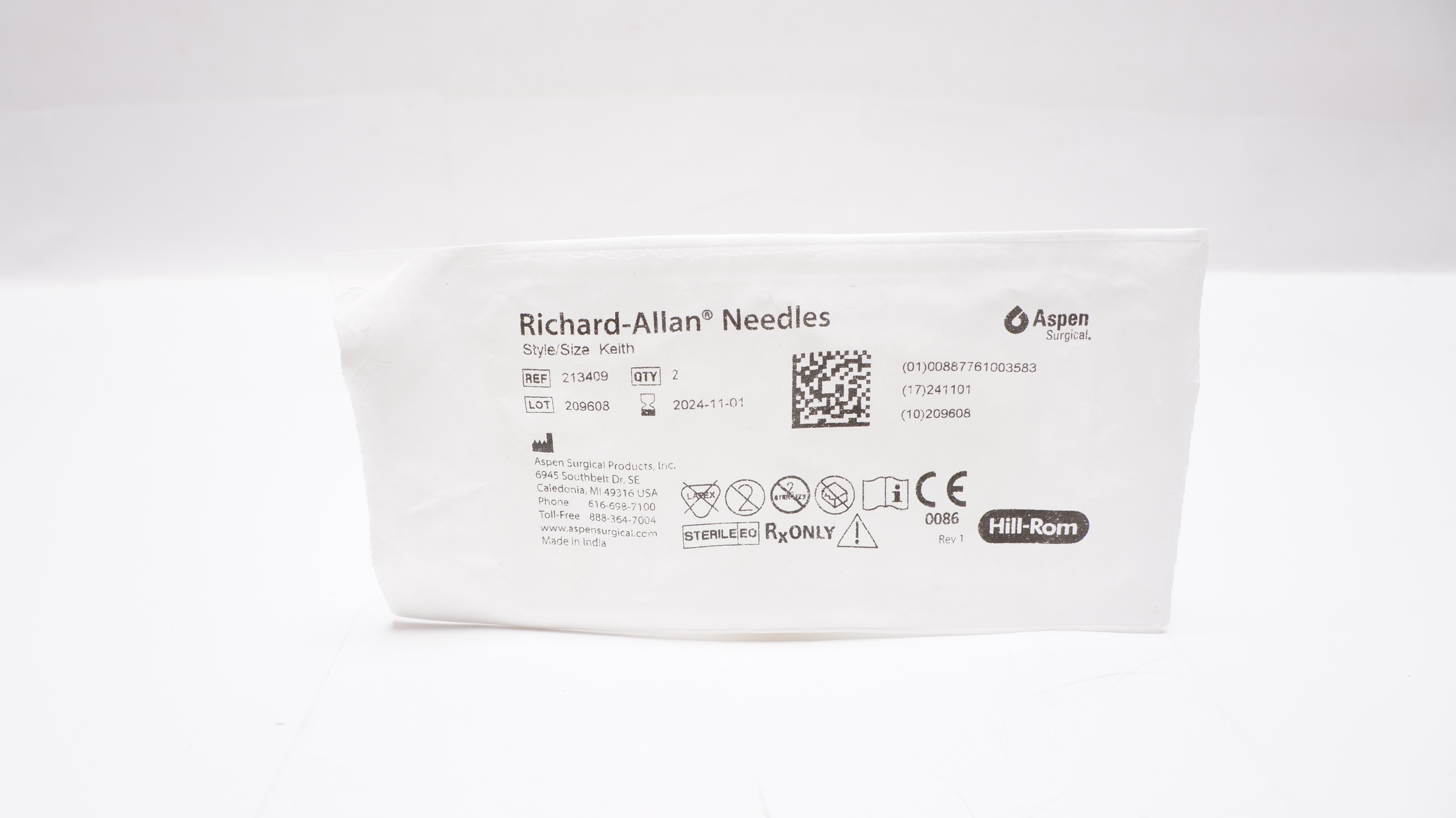 Aspen Surgical 213409 Richard-Allan Ndles - Pack of 2