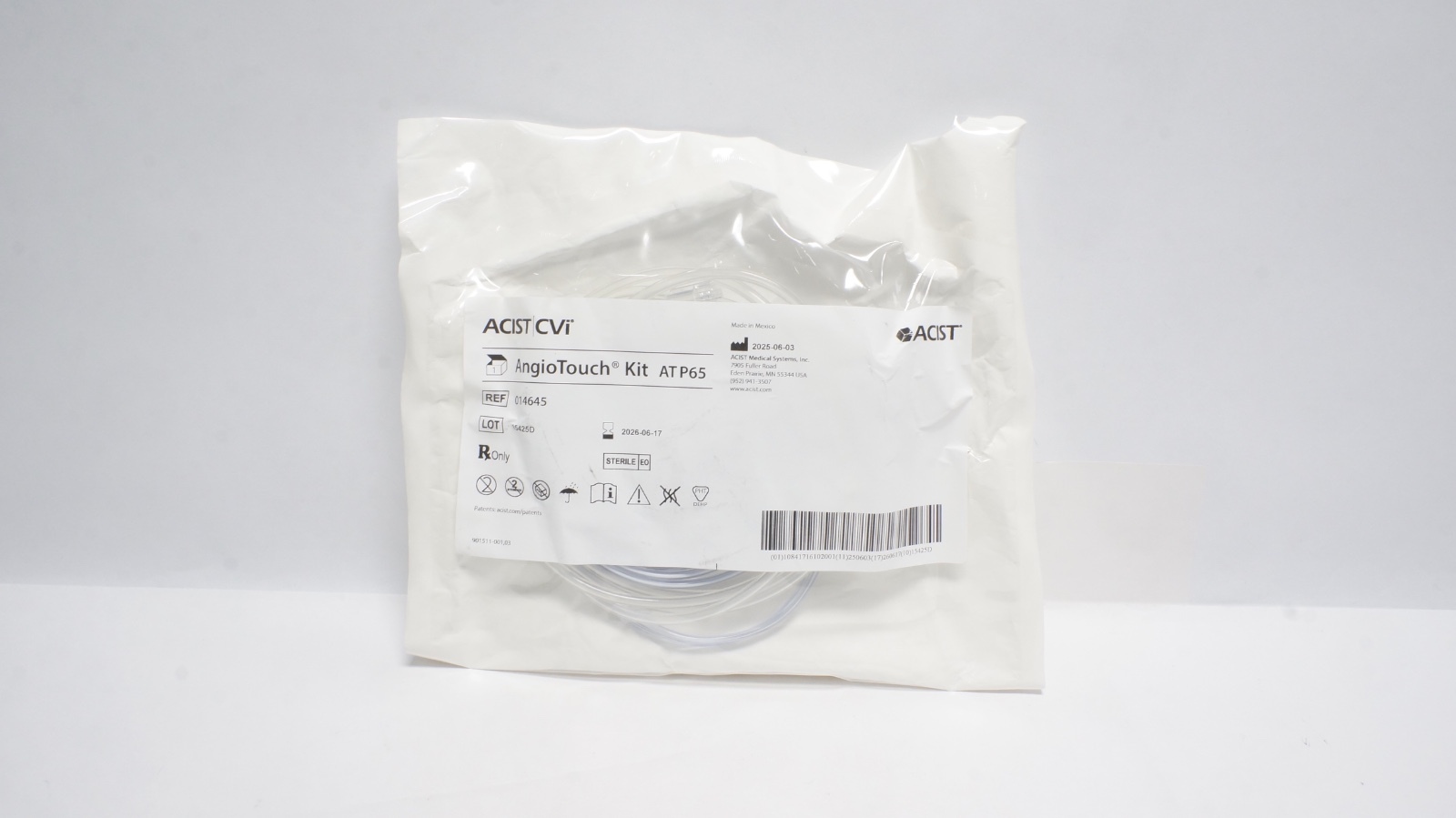 ACIST 014645 AngioTouch Kit ATP65 Catheterization