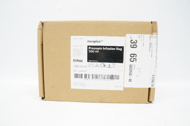 SunMed V4005H Ethox Novaplus Pressure Infusion Bag 500mL - Box of 5