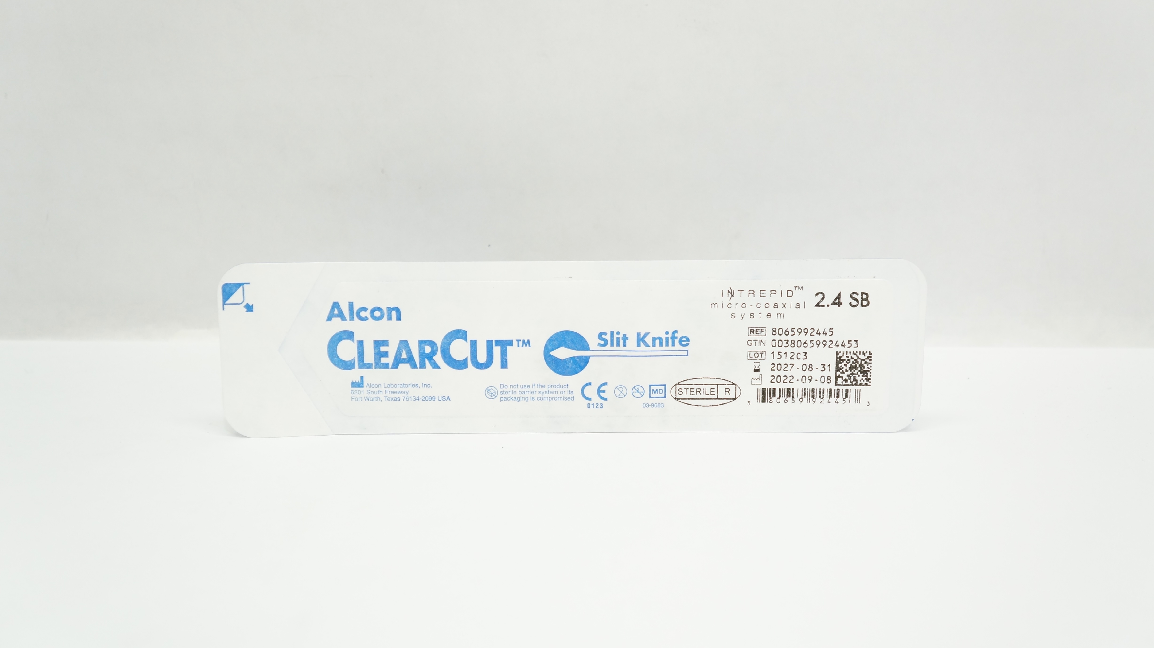 Alcon 8065992445 Intrepid Micro-Coaxial System ClearCut Slit Knife 2.4 SB
