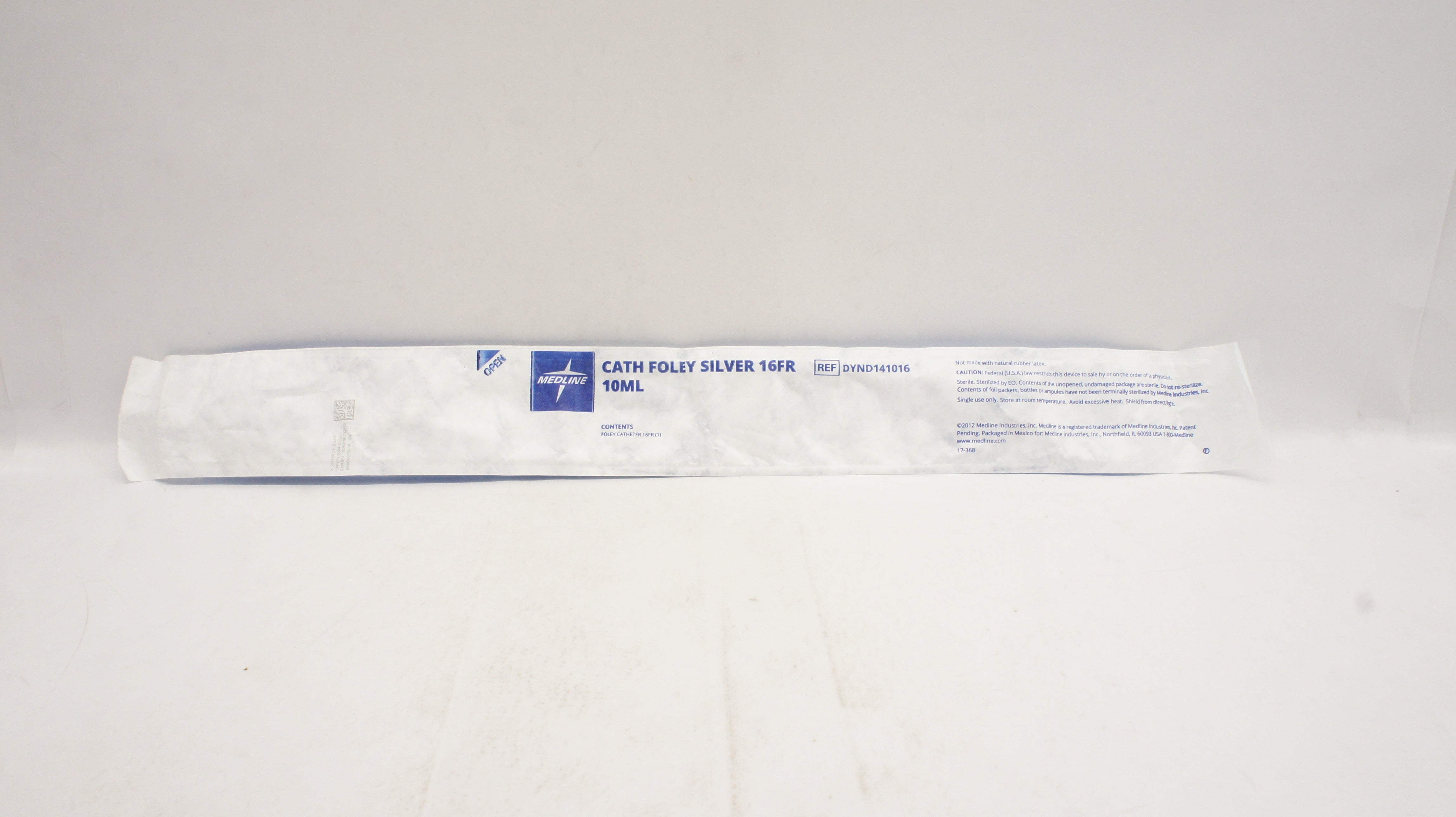Medline DYND141016 Cath Foley Silver 16Fr 10ml