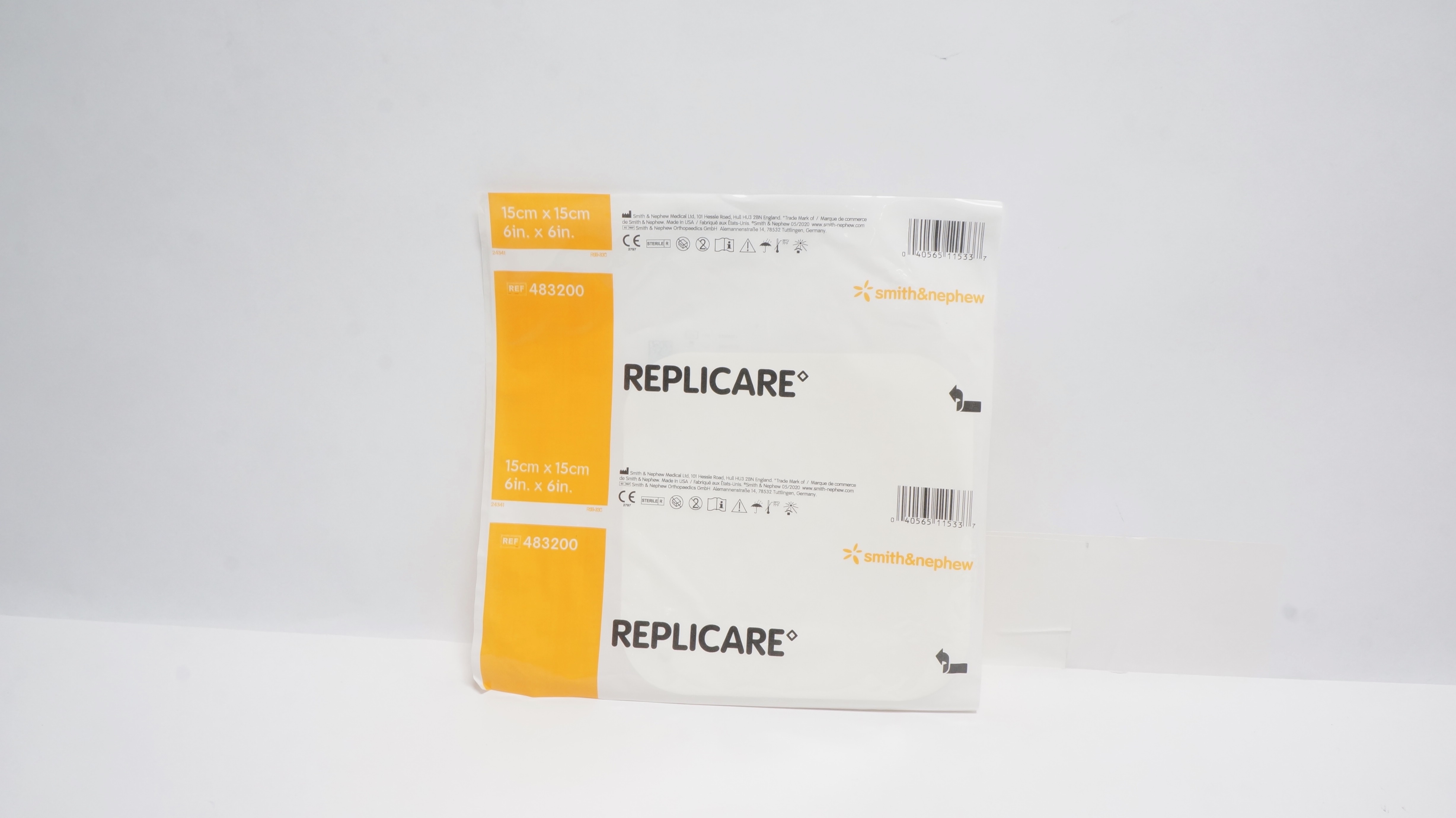 Smith & Nephew 483200 Replicare 6In x 6In