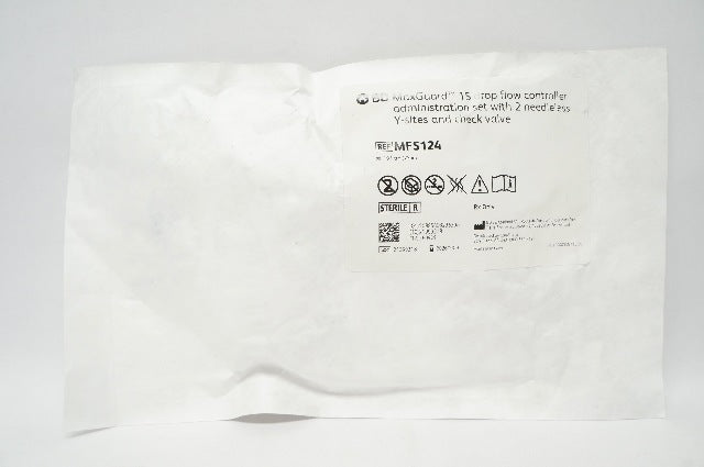 BD MFS124 MaxGuard Flow Controller Extension Set 75inch, 15 Drops/mL