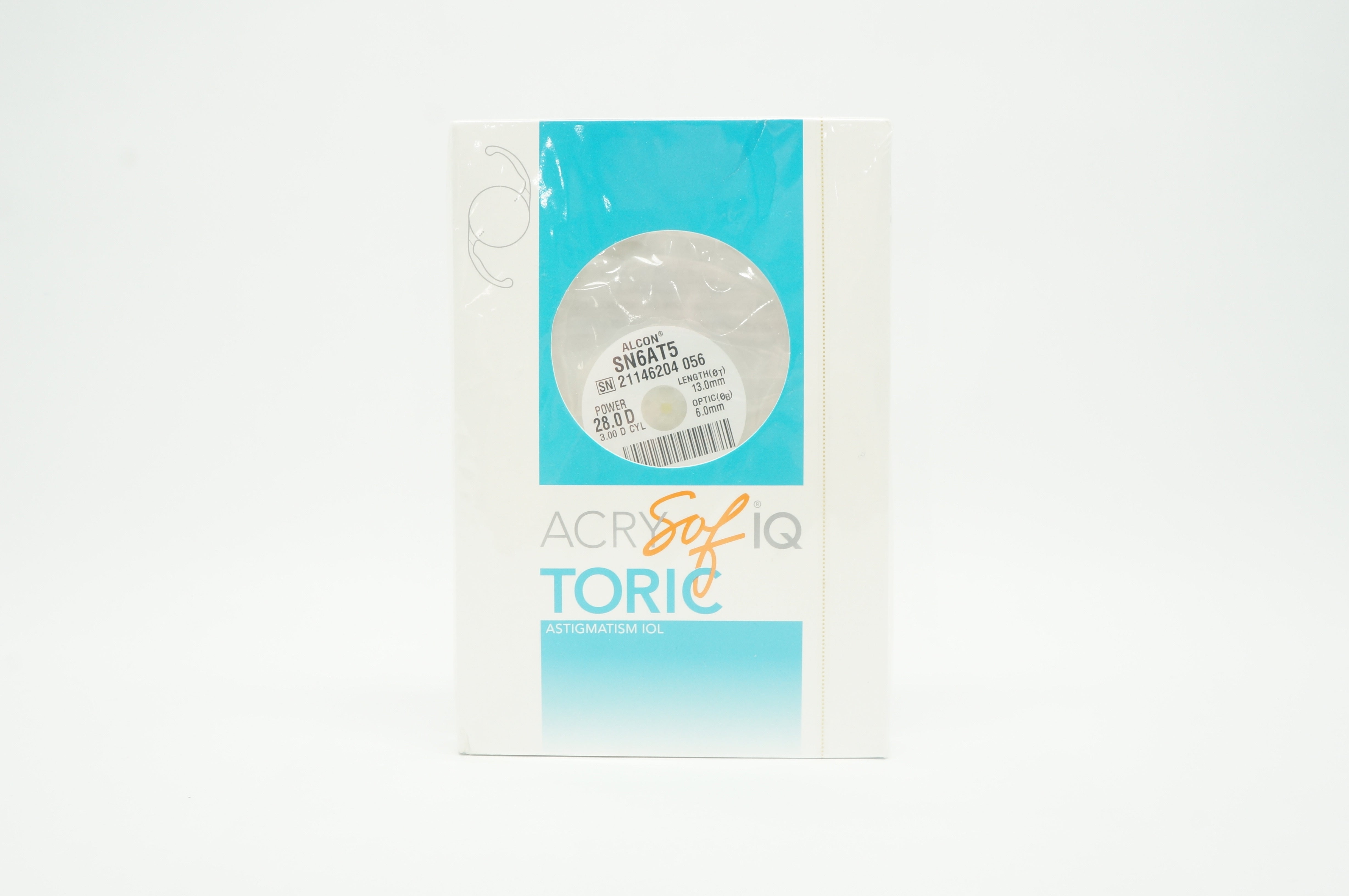 AcrySof IQ SN6AT5 Alcon Toric Astigmatism IOL 28.0D x 13.0 mm (x)