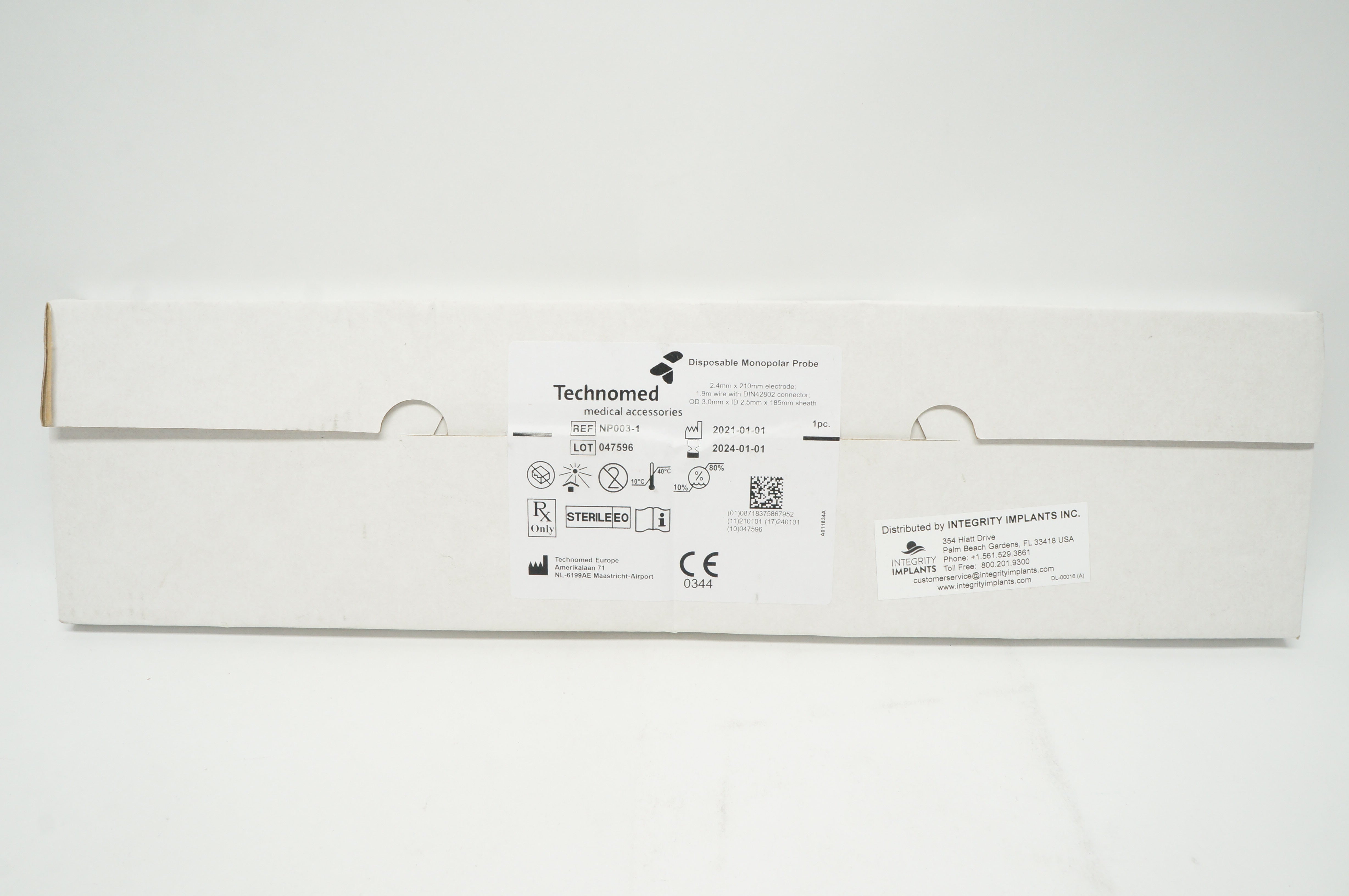 Technomed NP003-1 Disposable Monopolar Probe