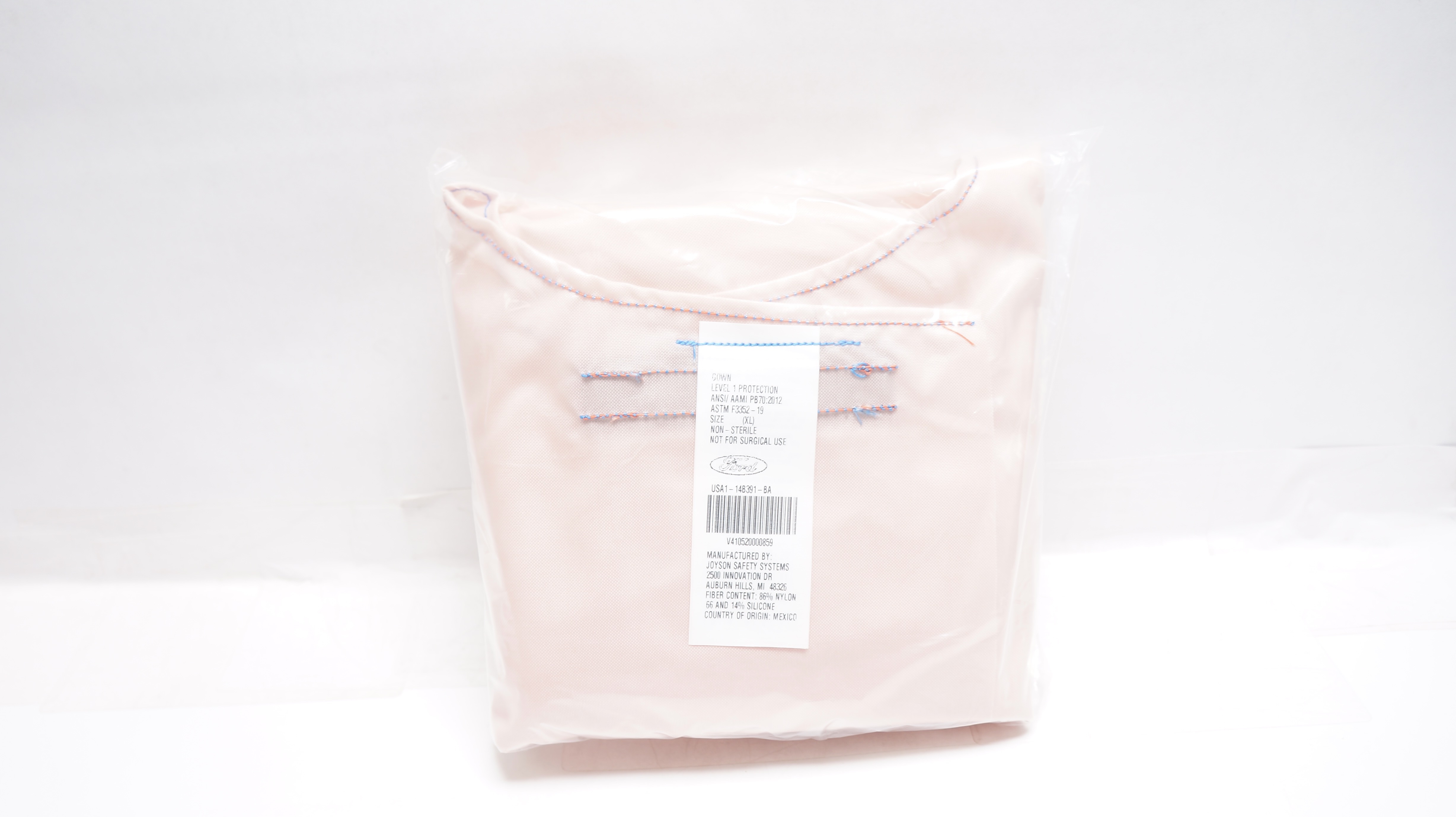 Joyson Safety Systems Gown Level 1 Protection, Size XL