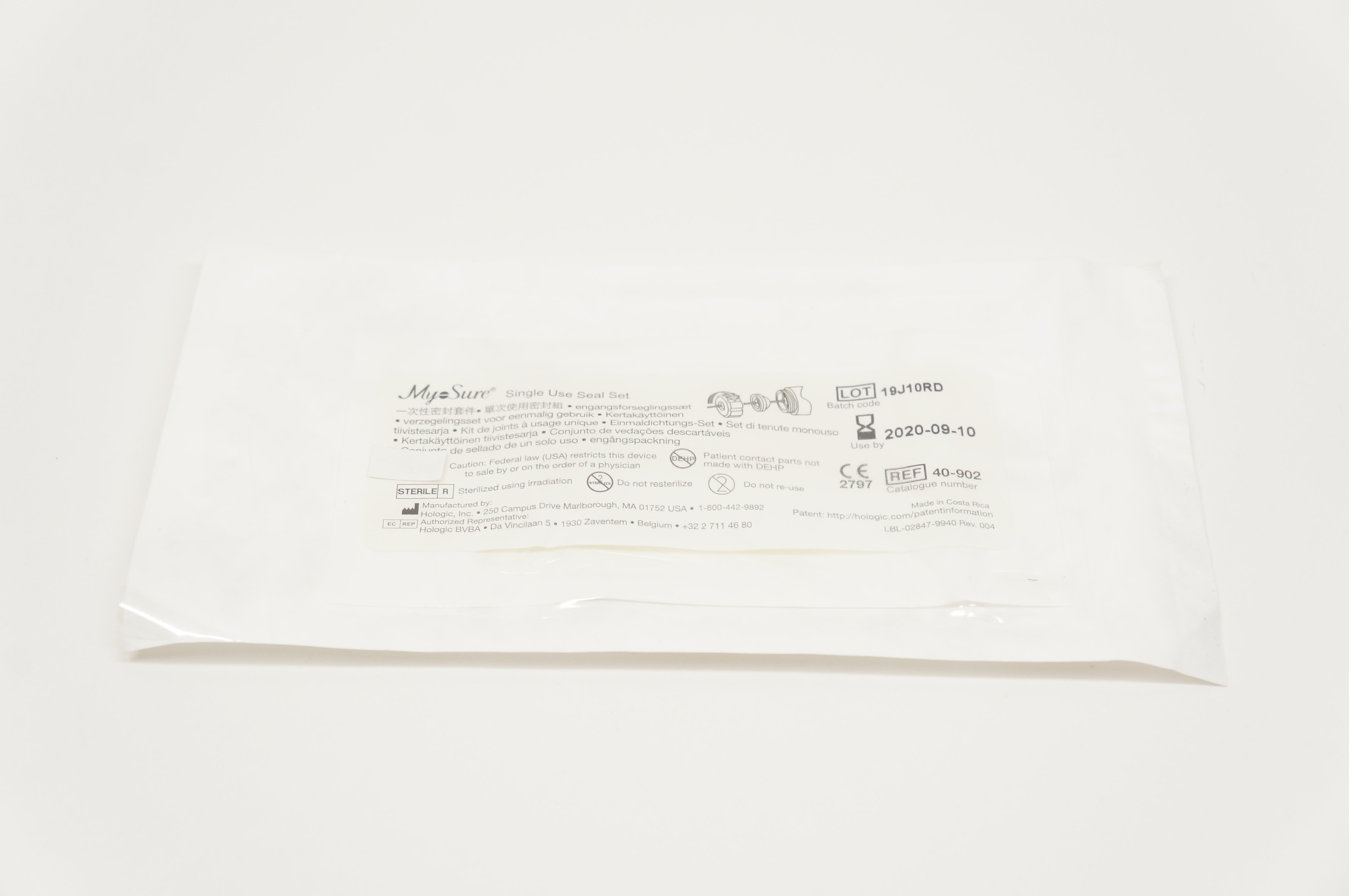 Hologic 40-902 MySure Single Use Seal Set