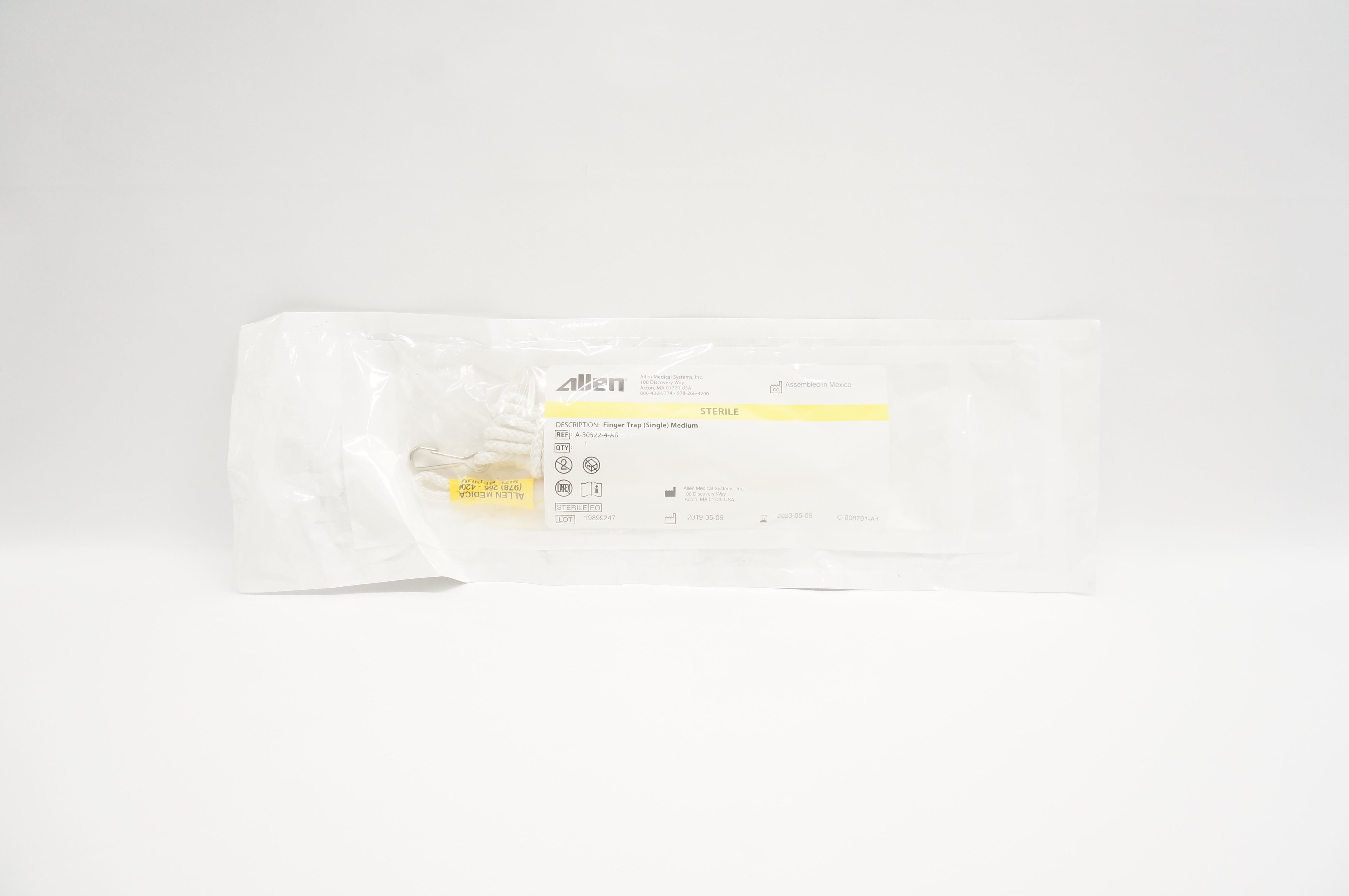 Allen Medical A-30522-4-A8 Finger Trap Medium