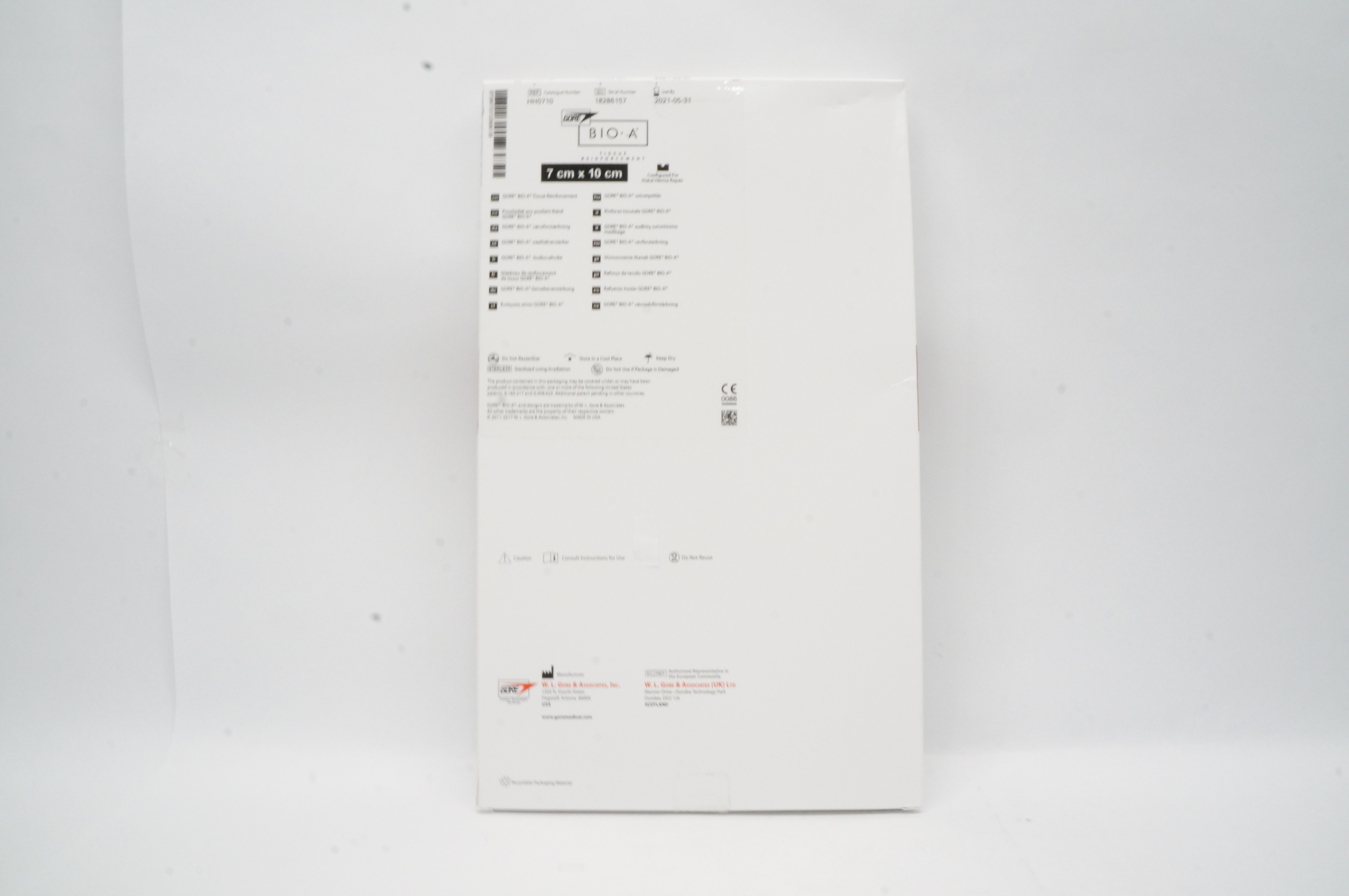 Gore HH0710 BIO-A Tissue Reinforcement 7cm x 10cm