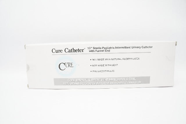 Cure Medical P14 10inch Intermittent Cath. 14Fr. Straight Tip (x) - Box of 26