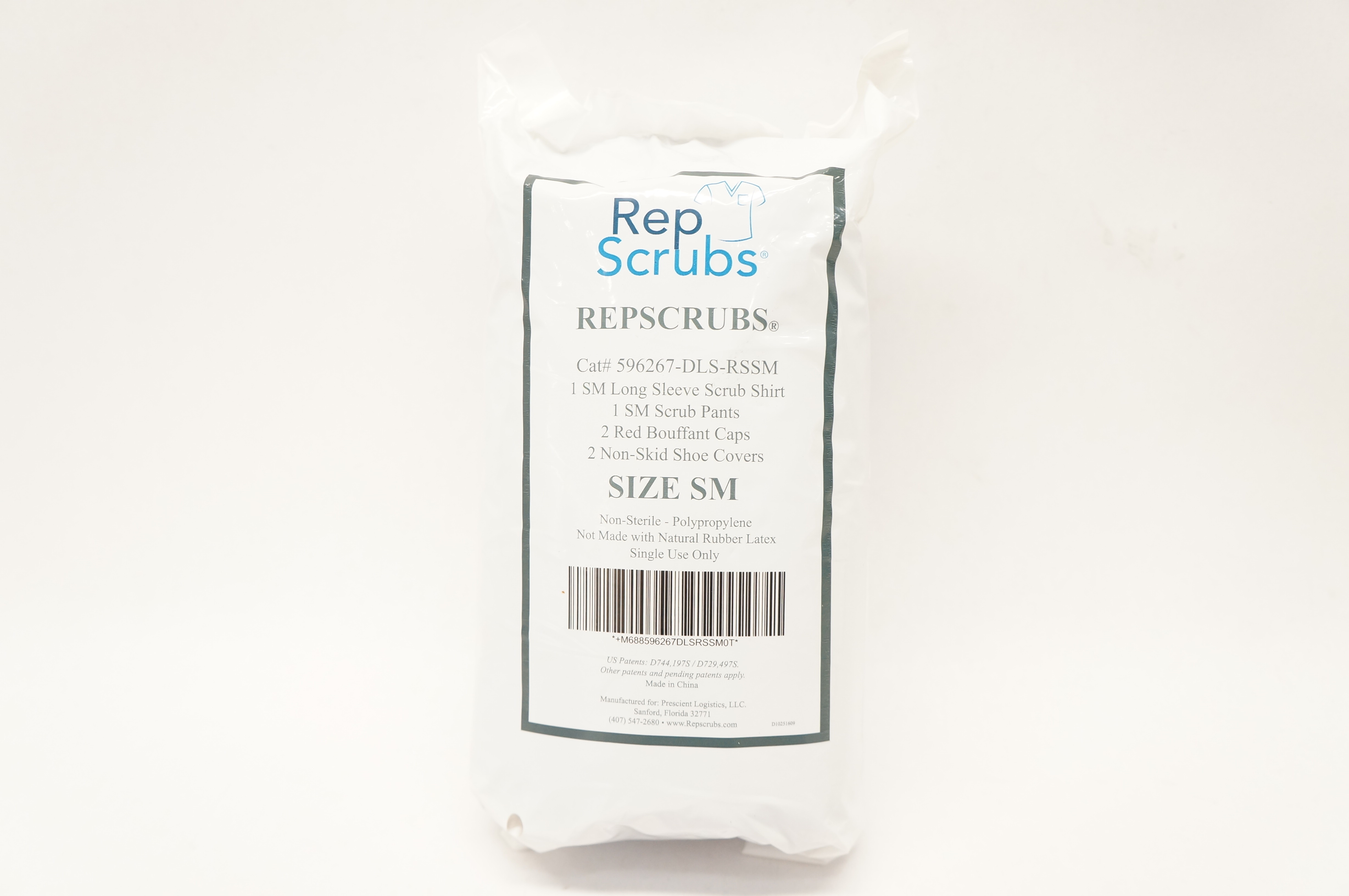 RepScrubs 596267-DLS-RSSM, Size SM