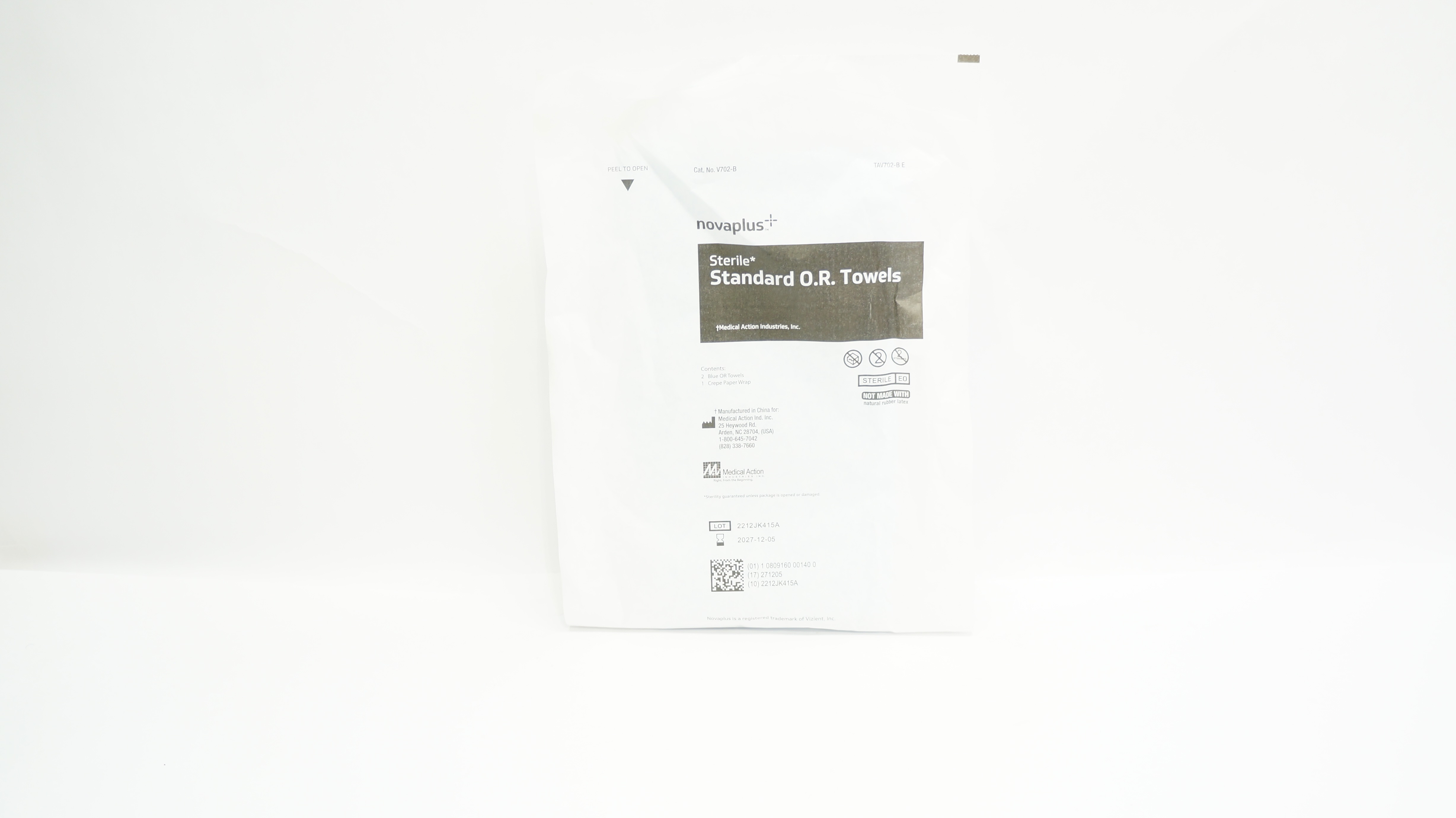 Medical Action V702-B Novaplus Sterile Standard O.R. Towels