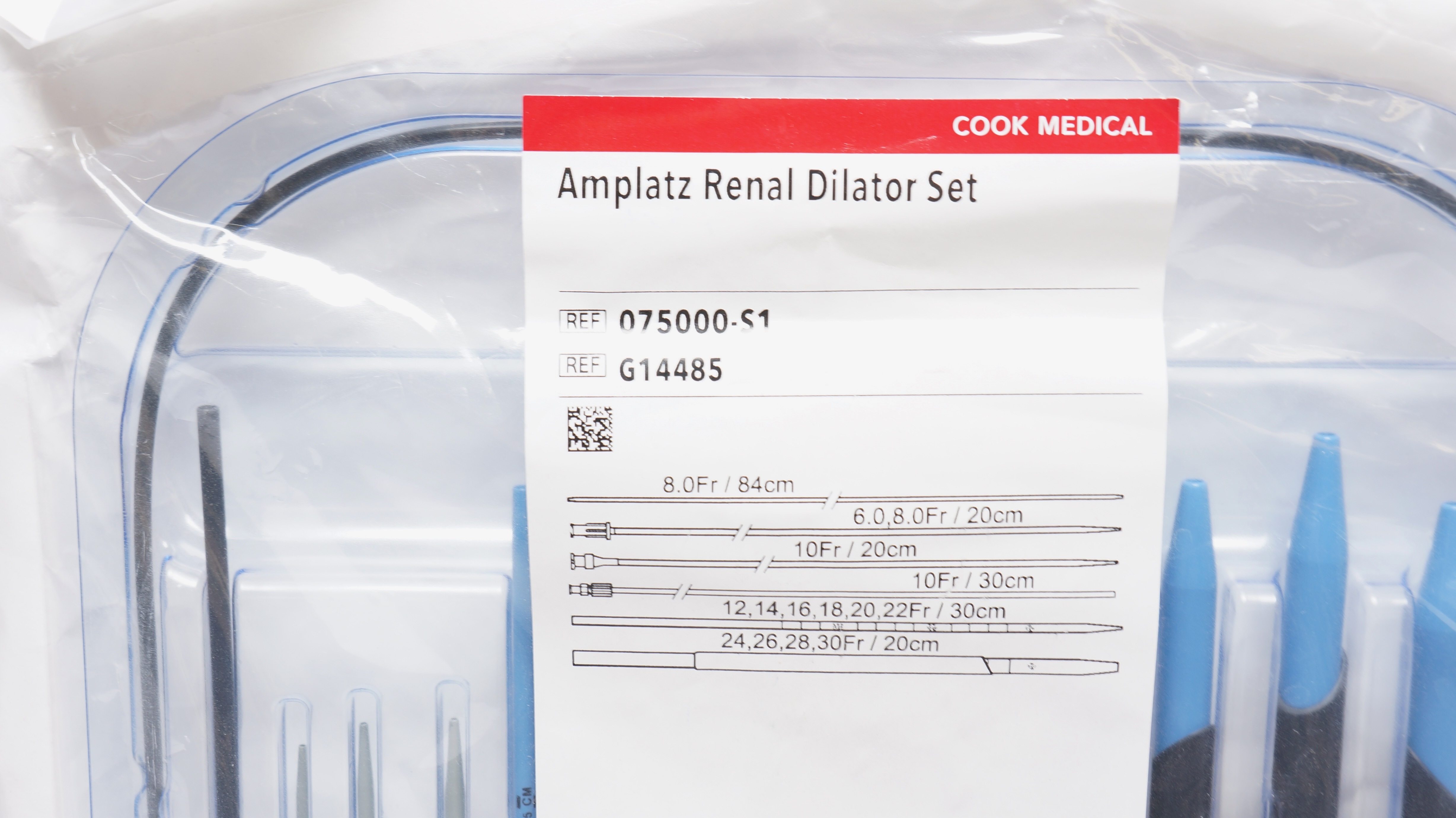 Cook Medical G14485 Amplatz Renal Dilator Set 8.0Fr/84cm