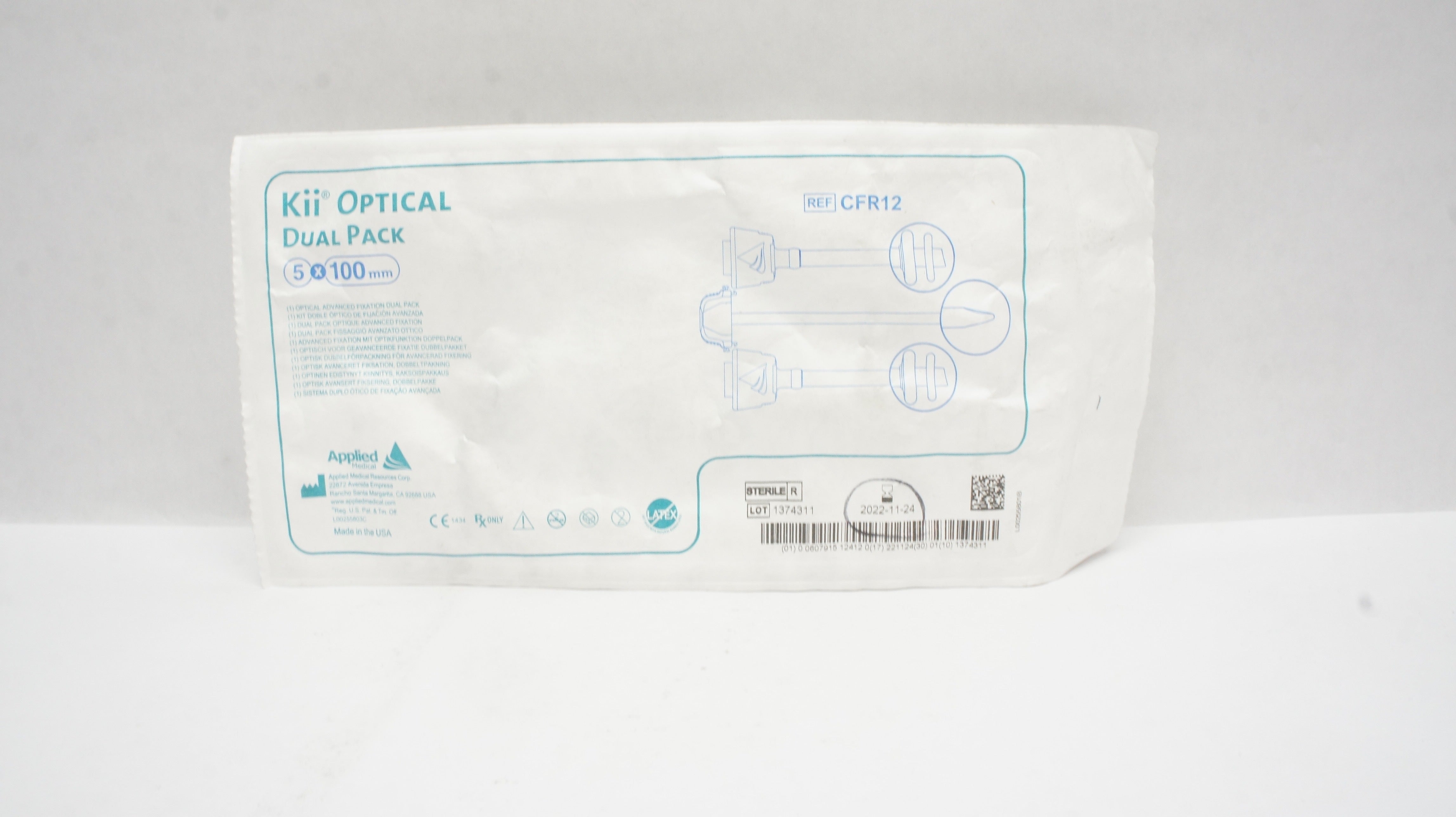 Applied Medical CFR12 Kii Optical Advanced Fixation Dual Pack 5 x 100mm (x)