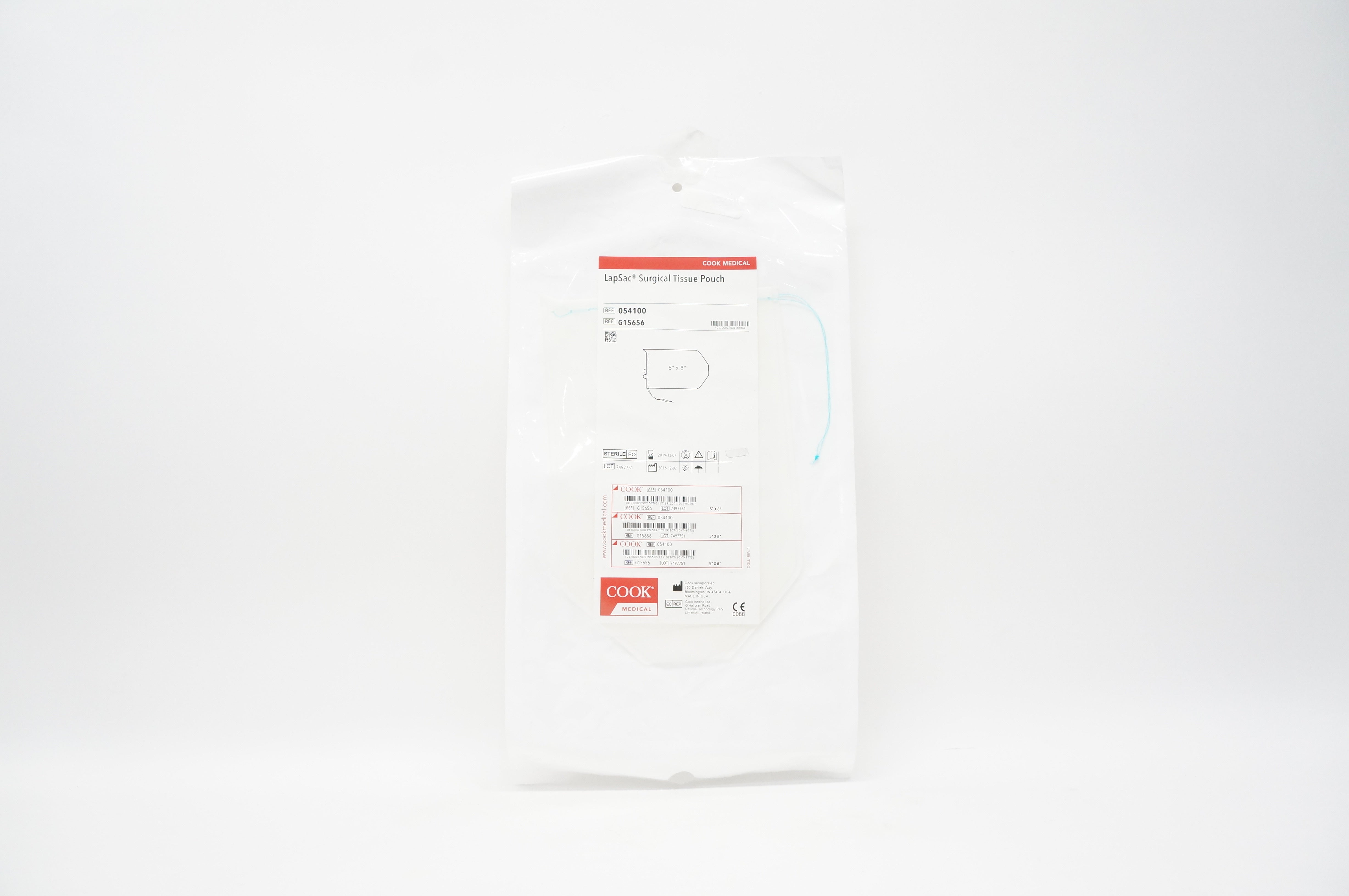Cook Medical G15656 LapSac Surgical Tissue Pouch 5 inch x 8 inch (x)