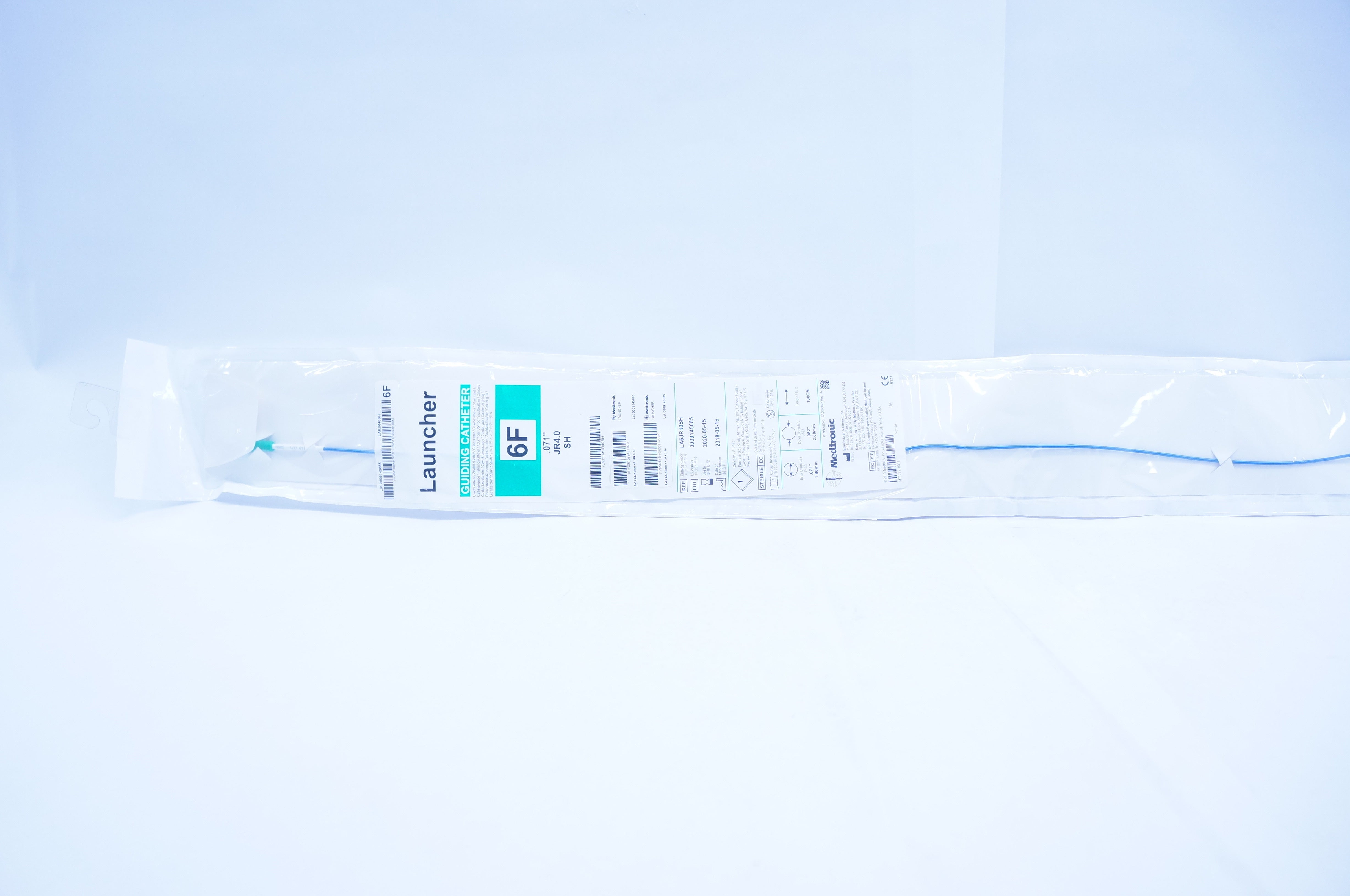 Medtronic LA6JR40SH Launcher Guiding Cath. 6F x .071 x .082inch x 100cm (x)
