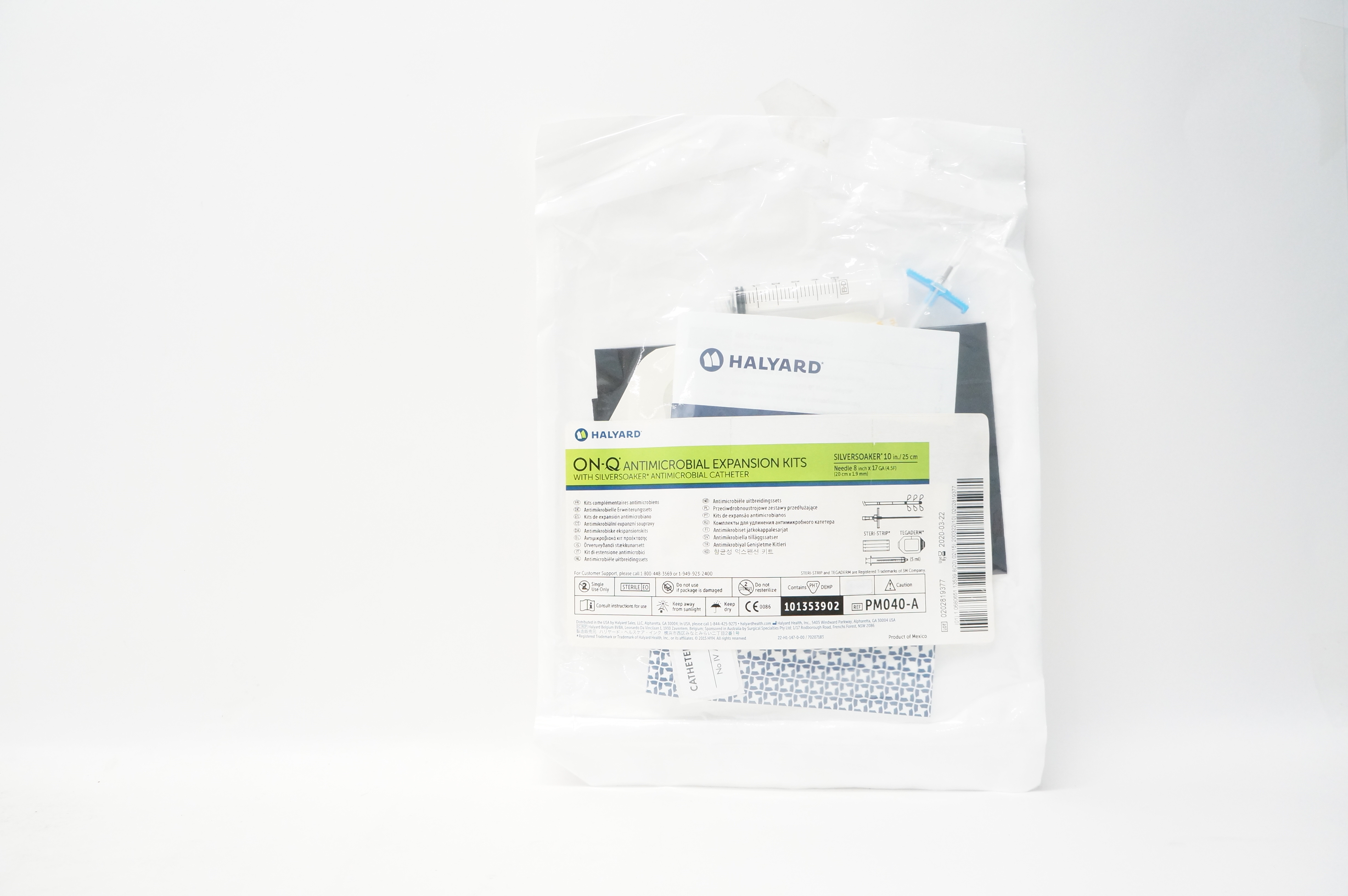 Halyard PM040-A ON-Q Antimicrobial Expansion Kits with Silversoaker Cath. (x)