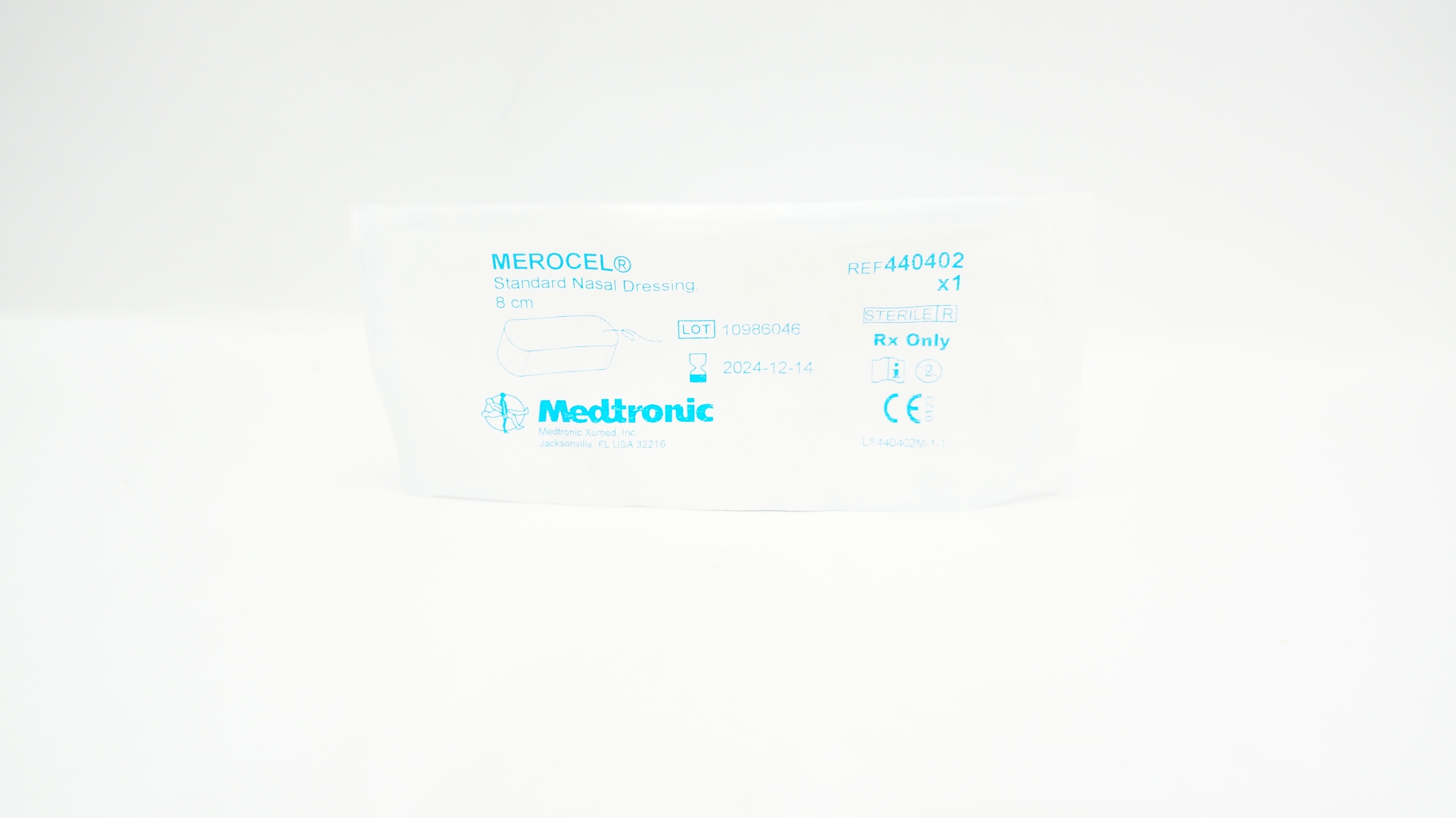 Medtronic 440402 MEROCEL Standard Nasal Dressing 8cm