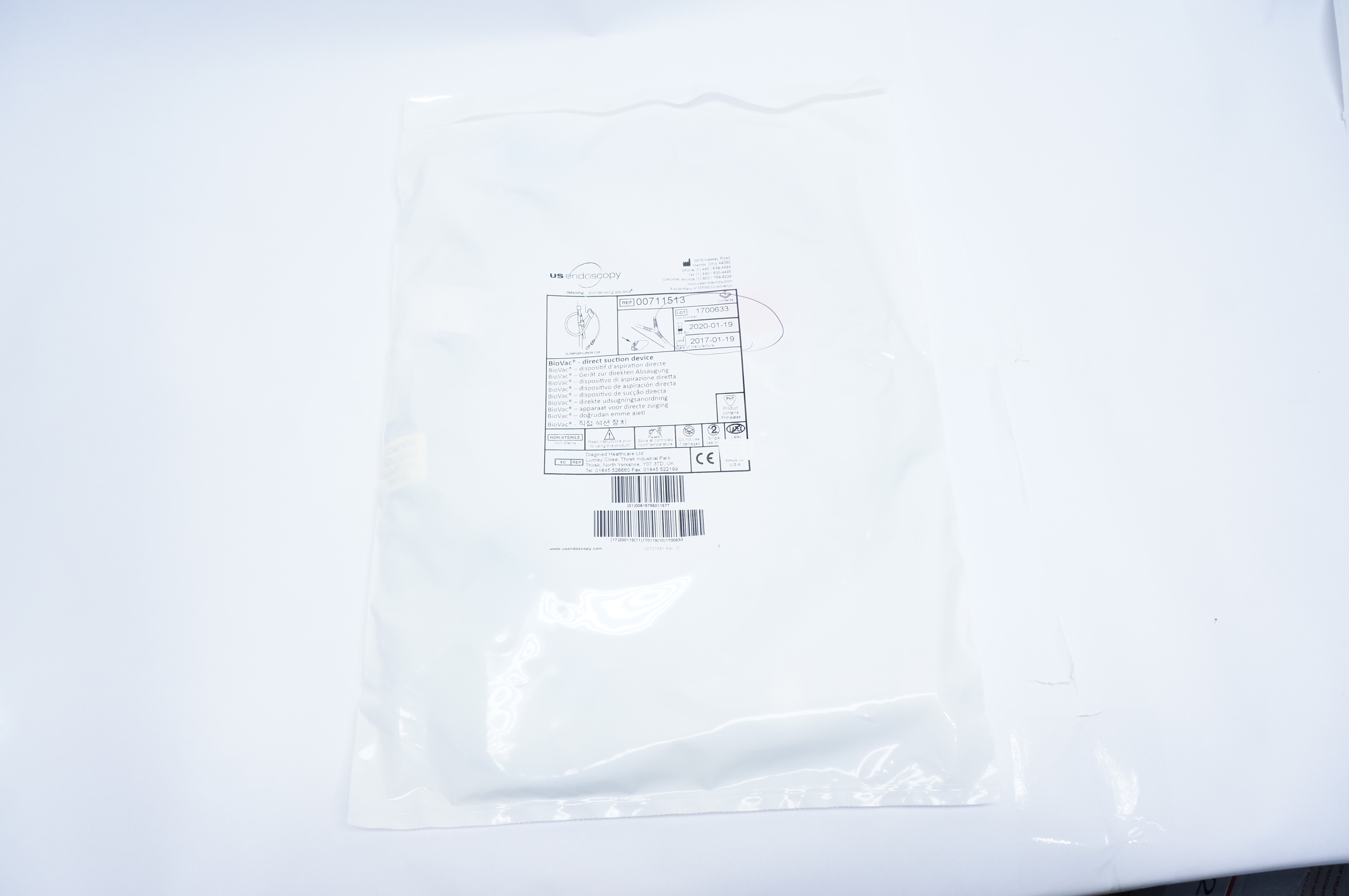 US Endoscopy 00711513 BioVac Direct Suction Device (x)