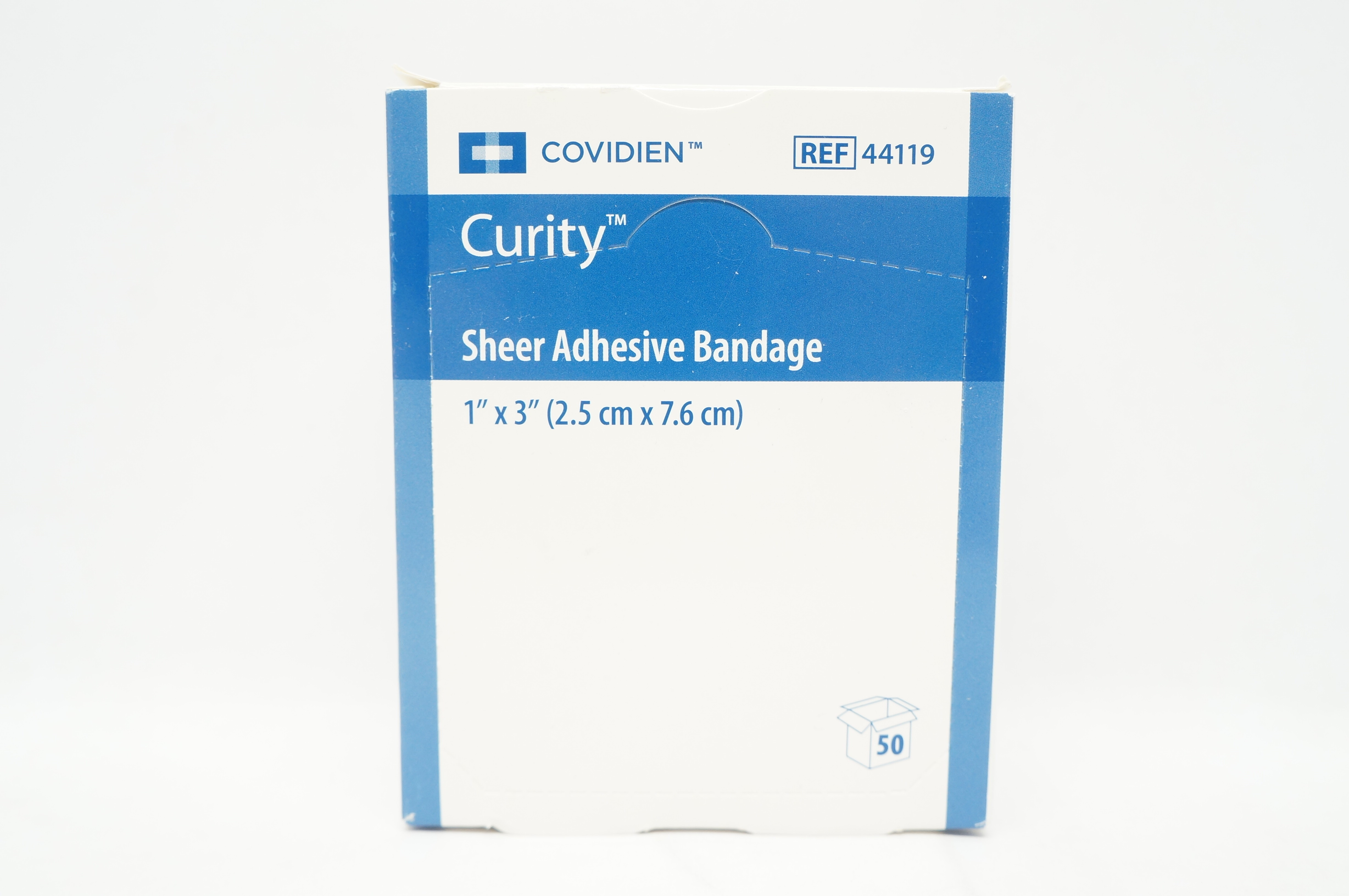 Covidien 44119 Sheer Adhesive Bandage 1 inch x 3 inch - Box of 50