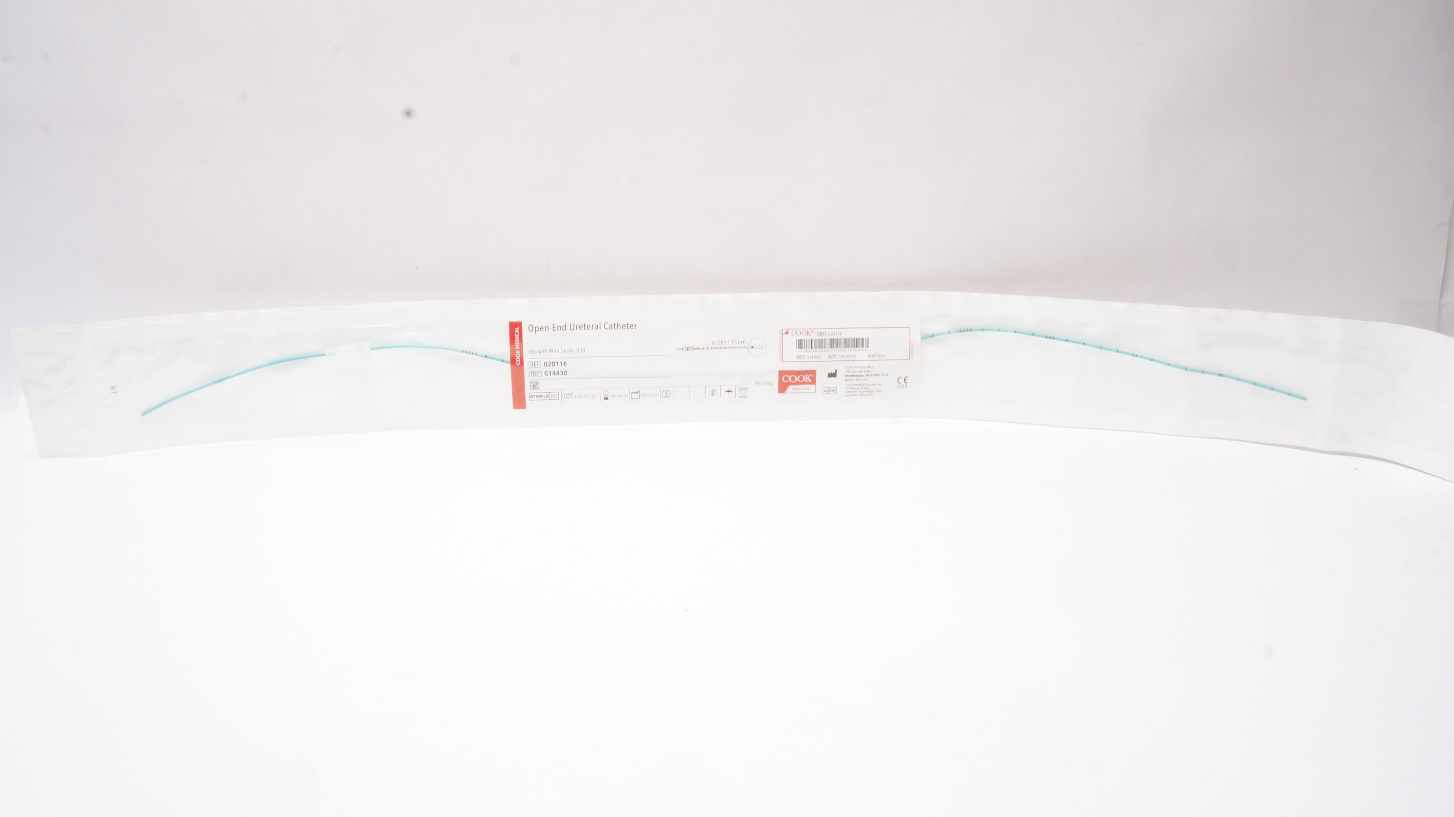 Cook Medical G14430 Open-End Ureteral Cath. 6Fr x 70 cm (x)