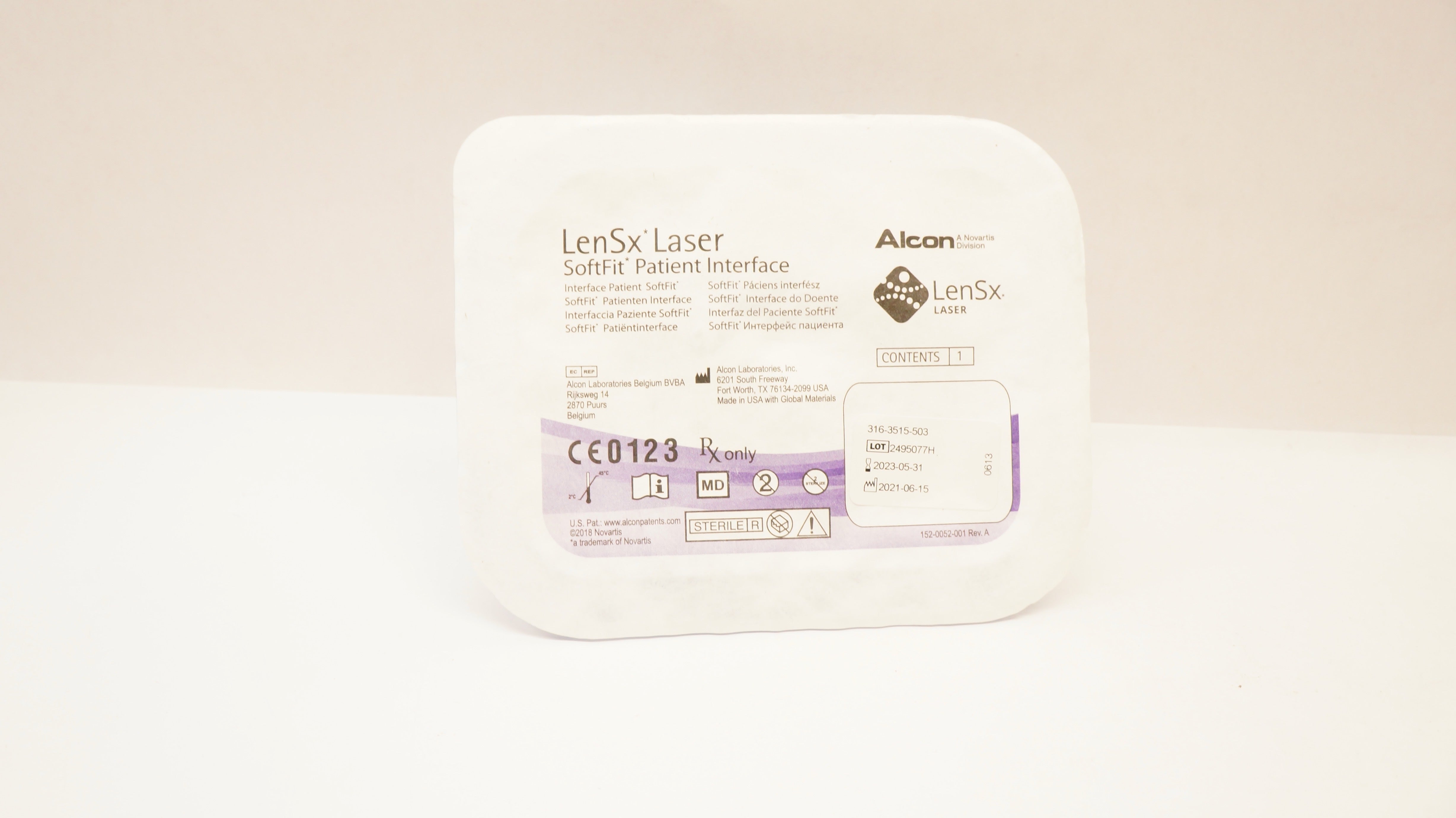 Alcon LenSx Laser SoftFit Patient Interface