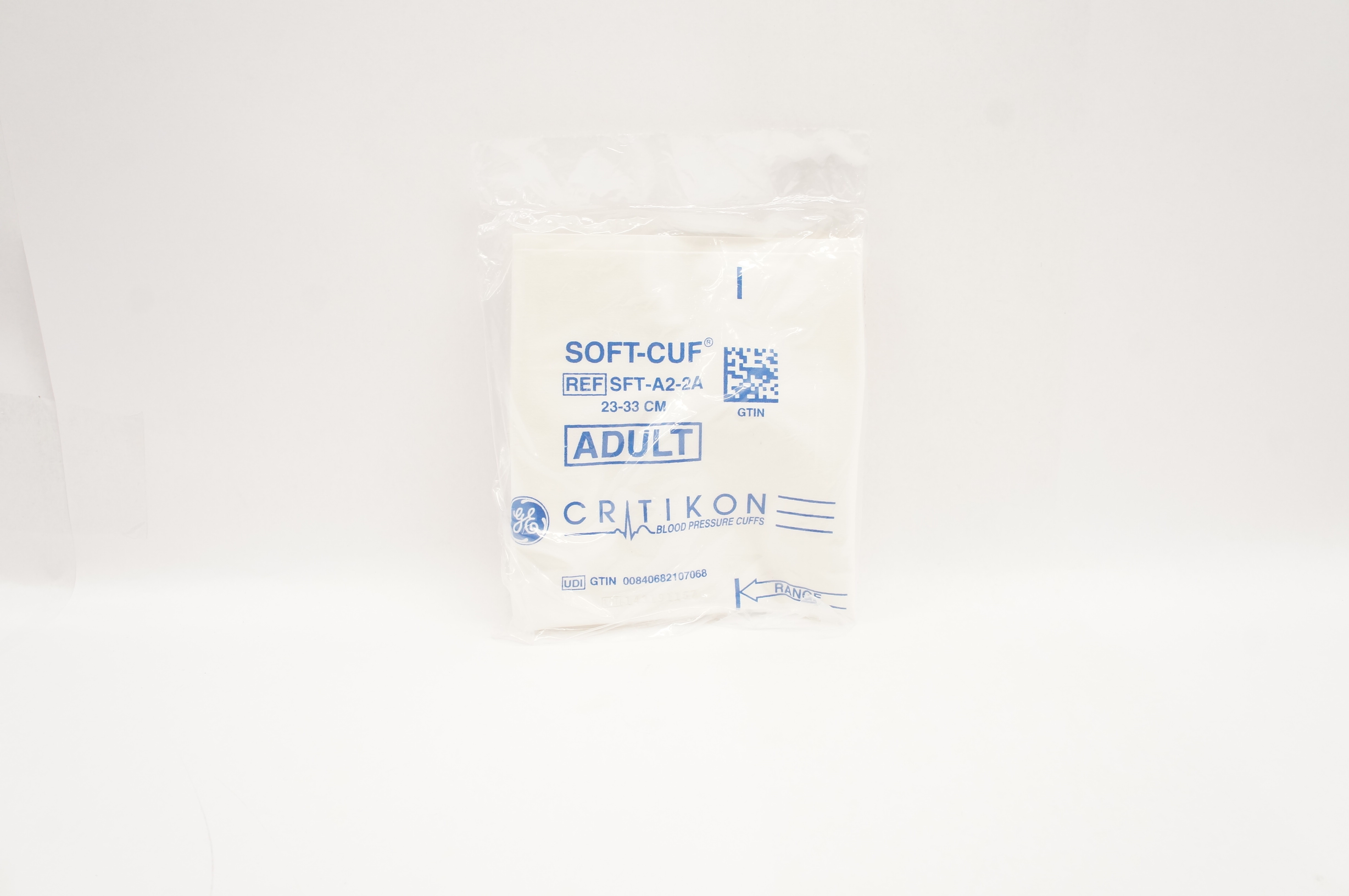 GE Medical SFT-A2-2A-L Critikon Soft-Cuf Blood Pressure Cuffs 23-33cm Adult Long