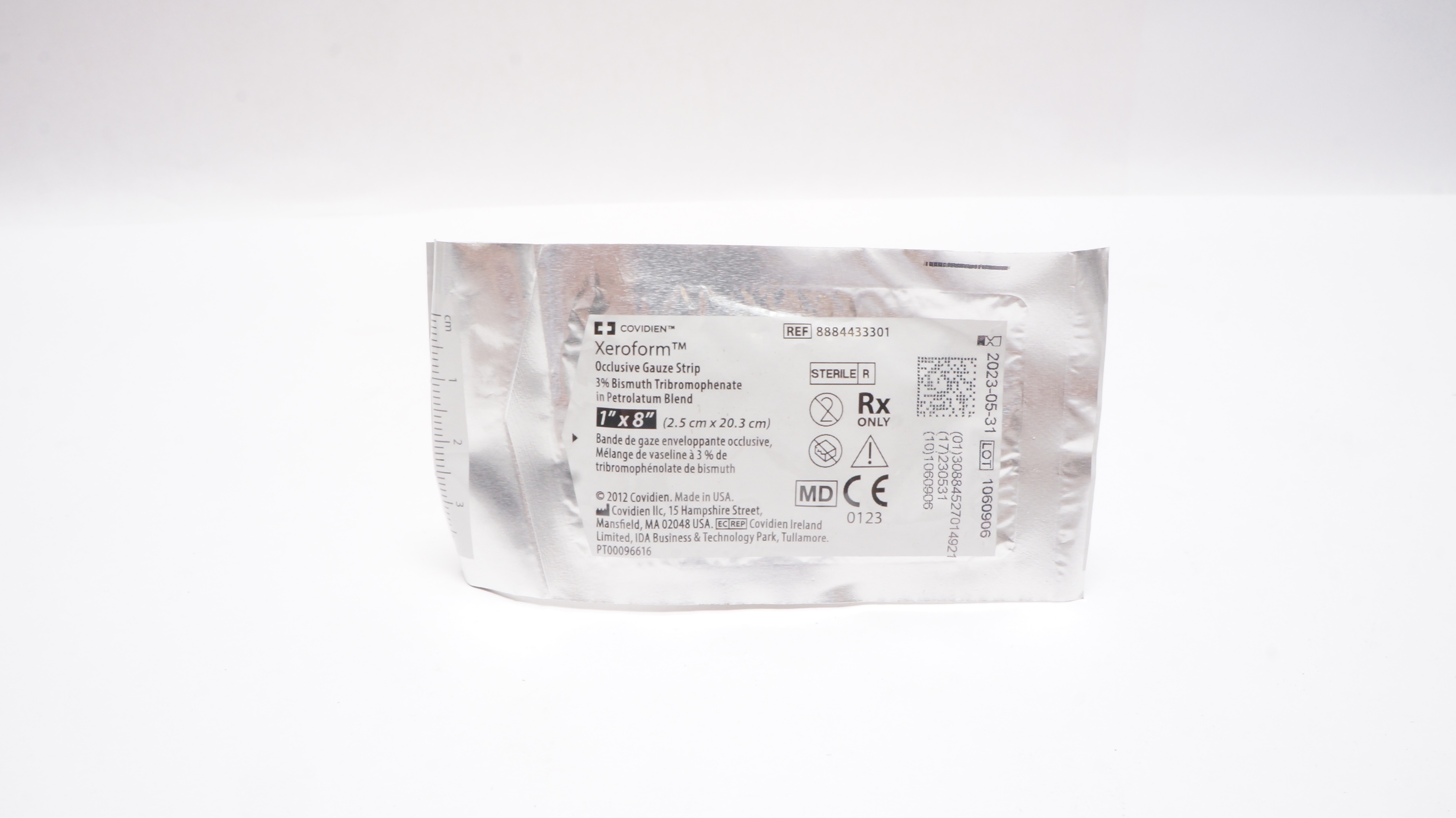 Covidien 8884433301 Xeroform Occlusive Gauze Strip 3% Bismuth 1inch x 8inch (x)