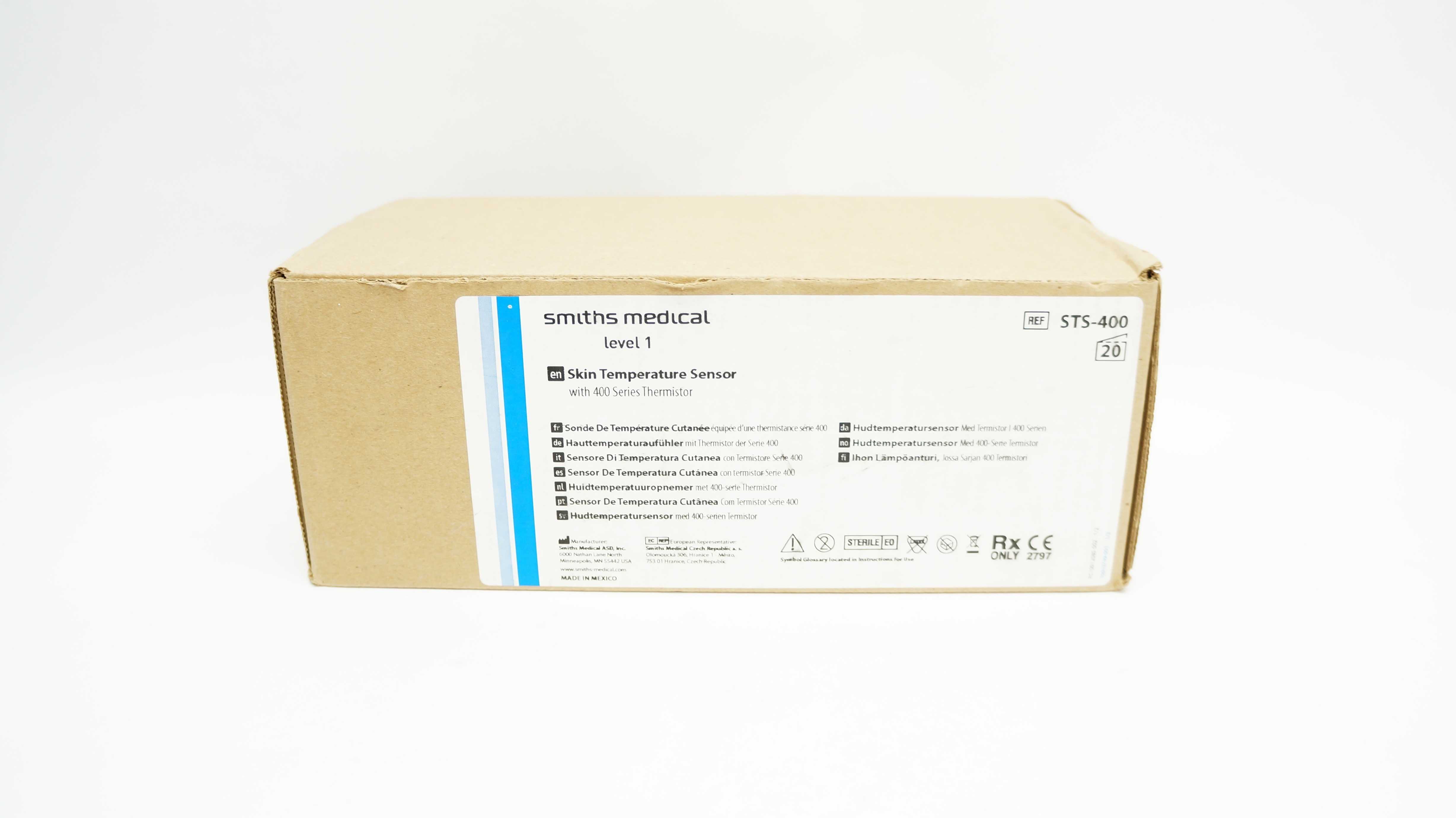 Smiths Medical STS-400 Level 1 Skin Temperature Sensor - Case of 20