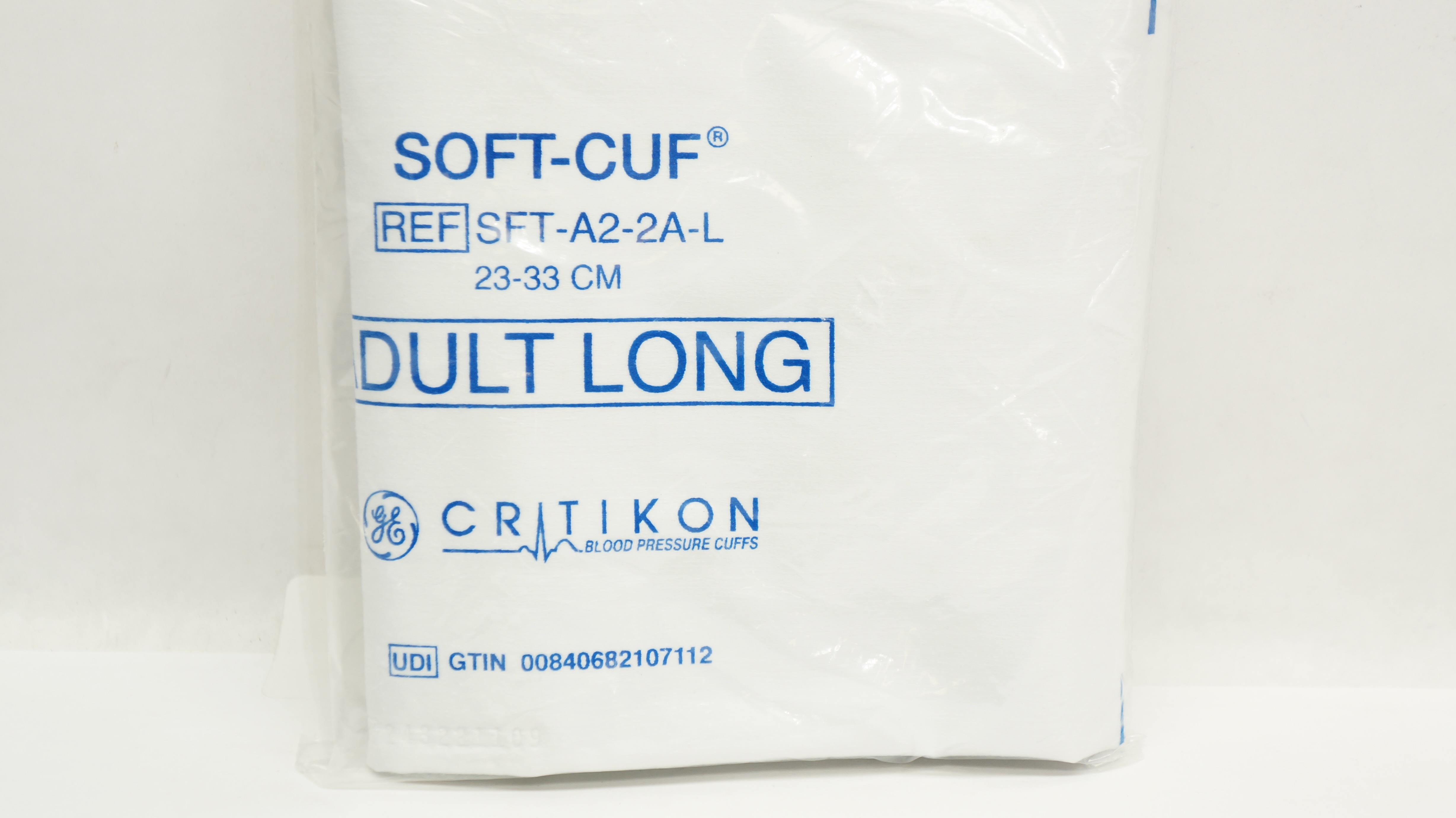 GE Medical SFT-A2-2A-L Critikon Soft-Cuf Blood Pressure Cuffs 23-33cm Adult Long