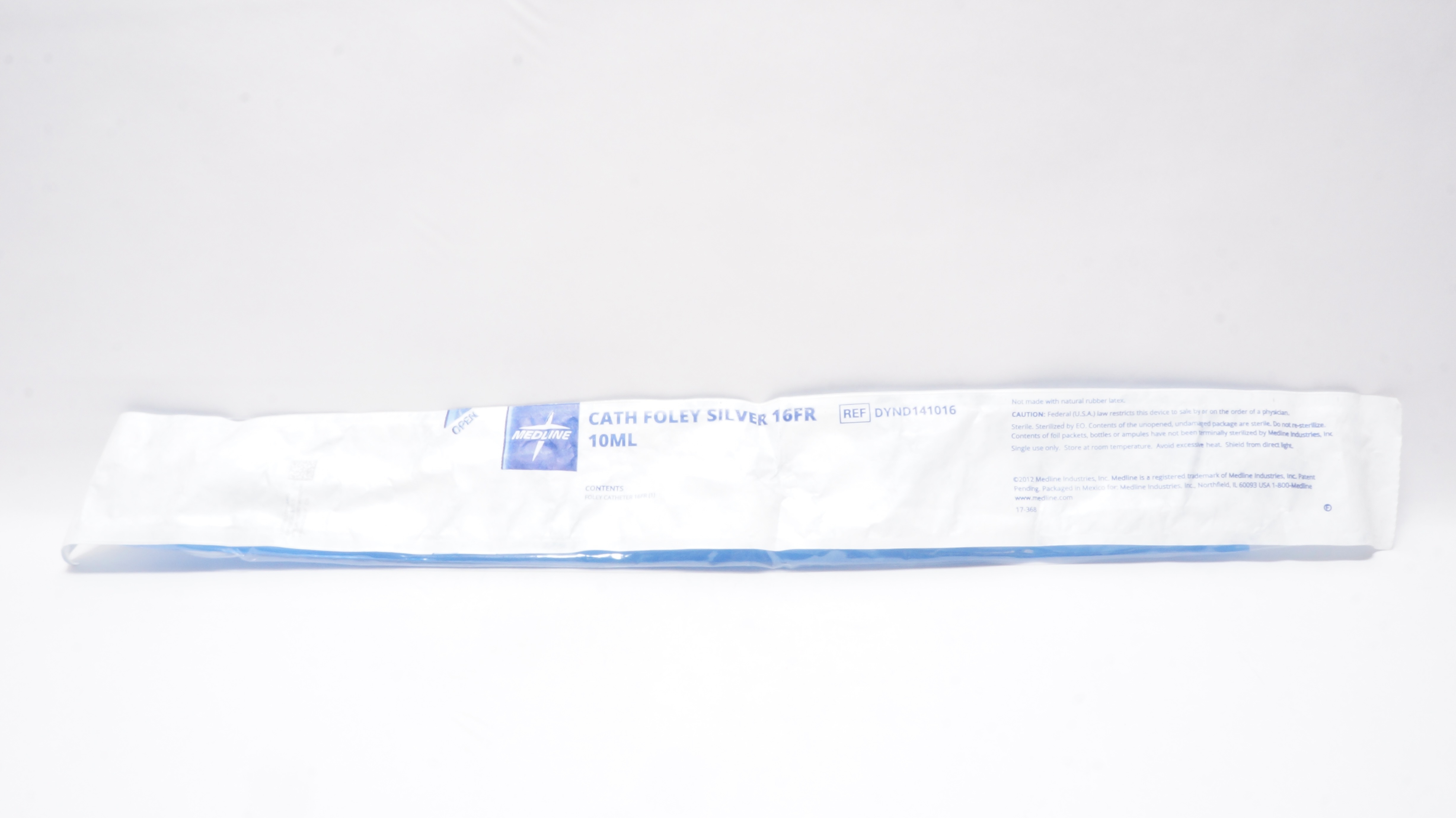 Medline DYND141016 Foley Cath. Silver 16Fr x 10ml