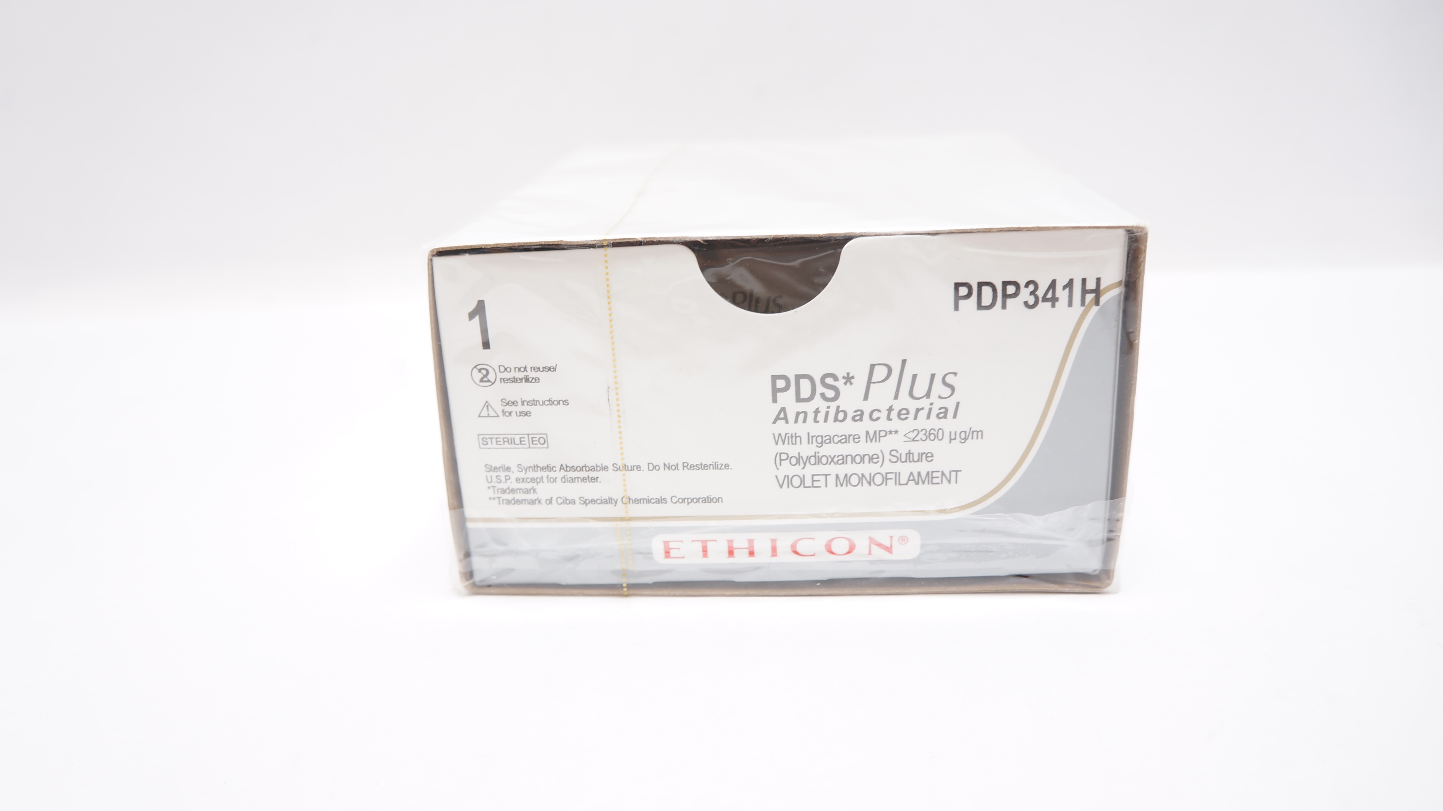Ethicon PDP341H 1 PDS Plus Stre CT-1 36mm 1/2c Taper, 27inch (x) - Box of 36