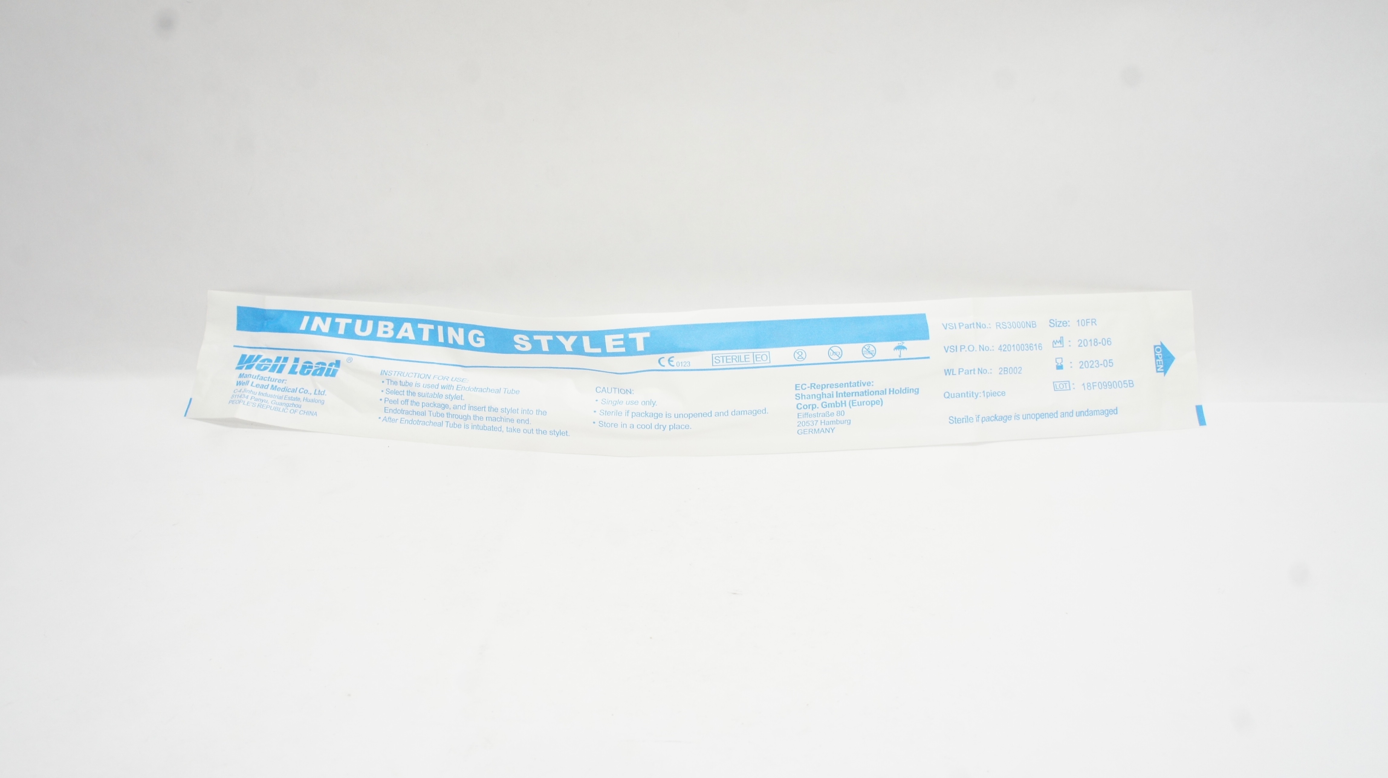 Well Lead RS3000NB Intubating Stylet 10Fr (x)